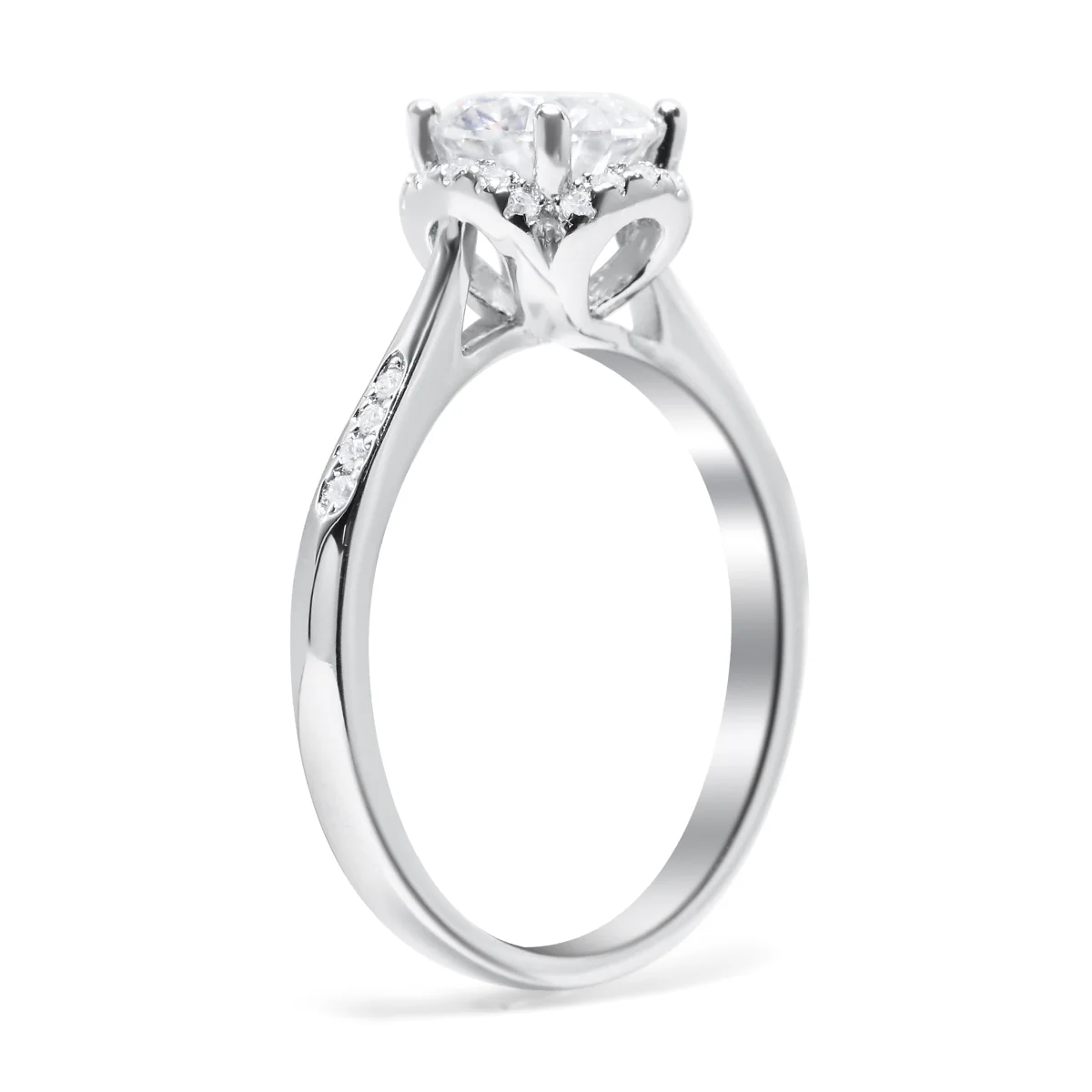 4 Lights Ludovic Moissanite Ring - Image 3