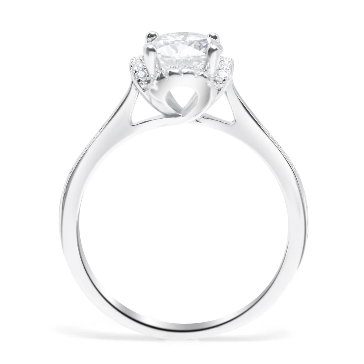 4 Lights Ludovic Moissanite Ring - Image 4