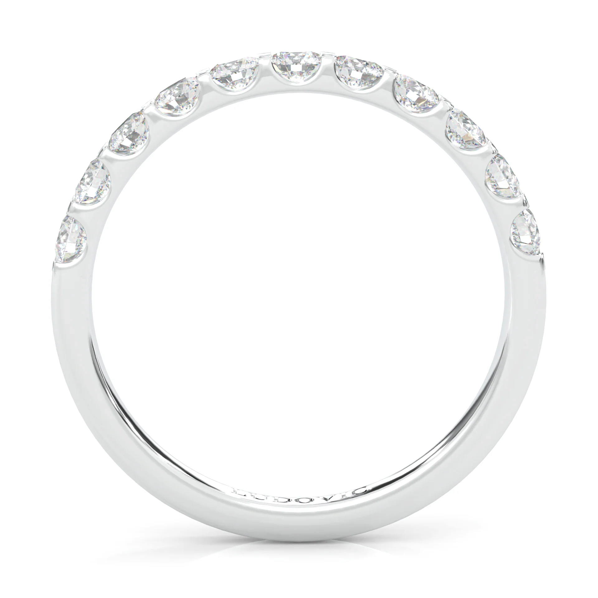 Classic Three-Stone Wedding Set (14k Solid Gold) - Image 14