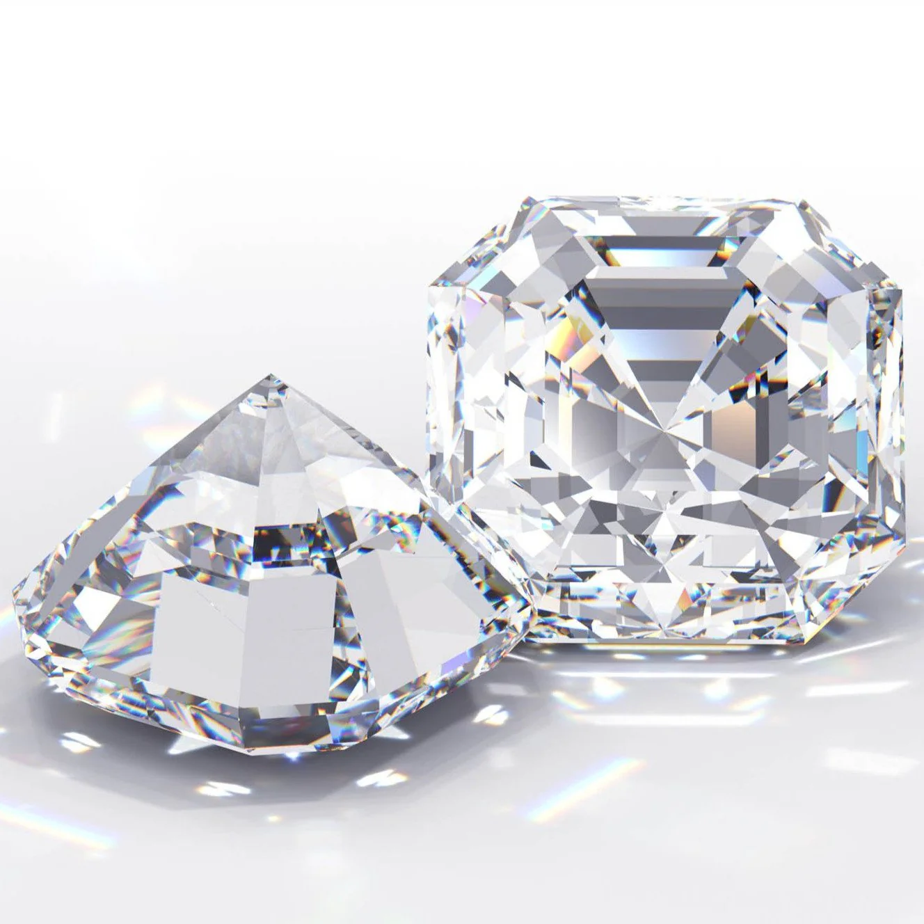 Moissanite Loose Stones ( Asscher Cut - 10ct, 11ct, 12ct ) - Image 3