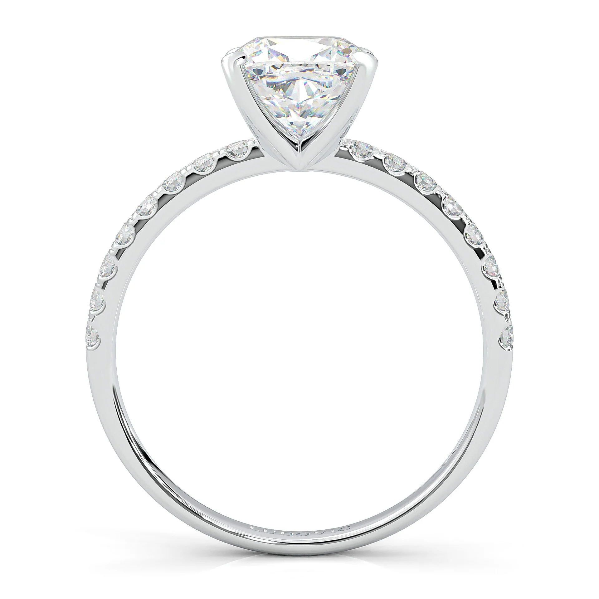 The Darling Bond Moissanite Engagement Ring (14k Solid Gold) - Image 3