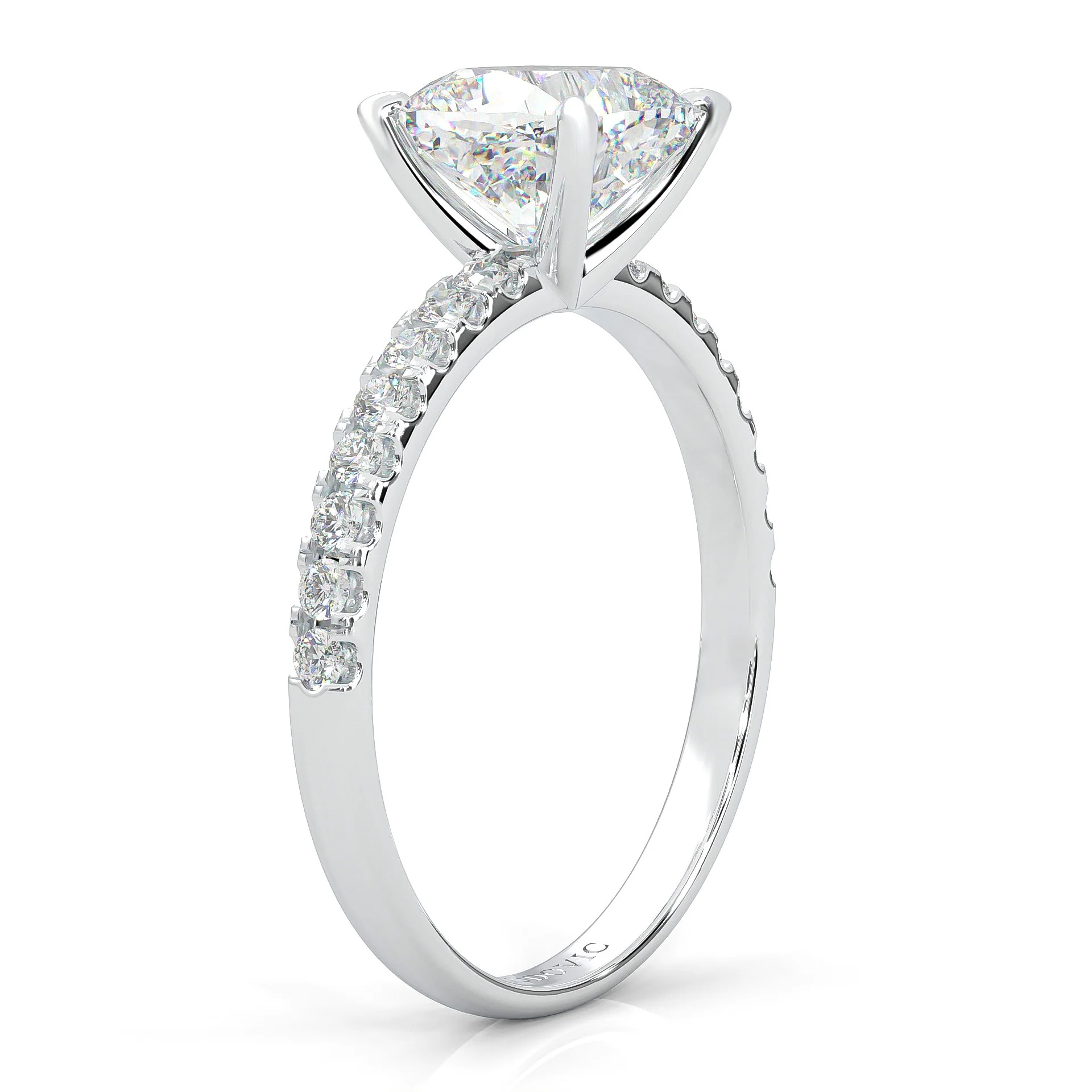 The Darling Bond Moissanite Engagement Ring (14k Solid Gold) - Image 5