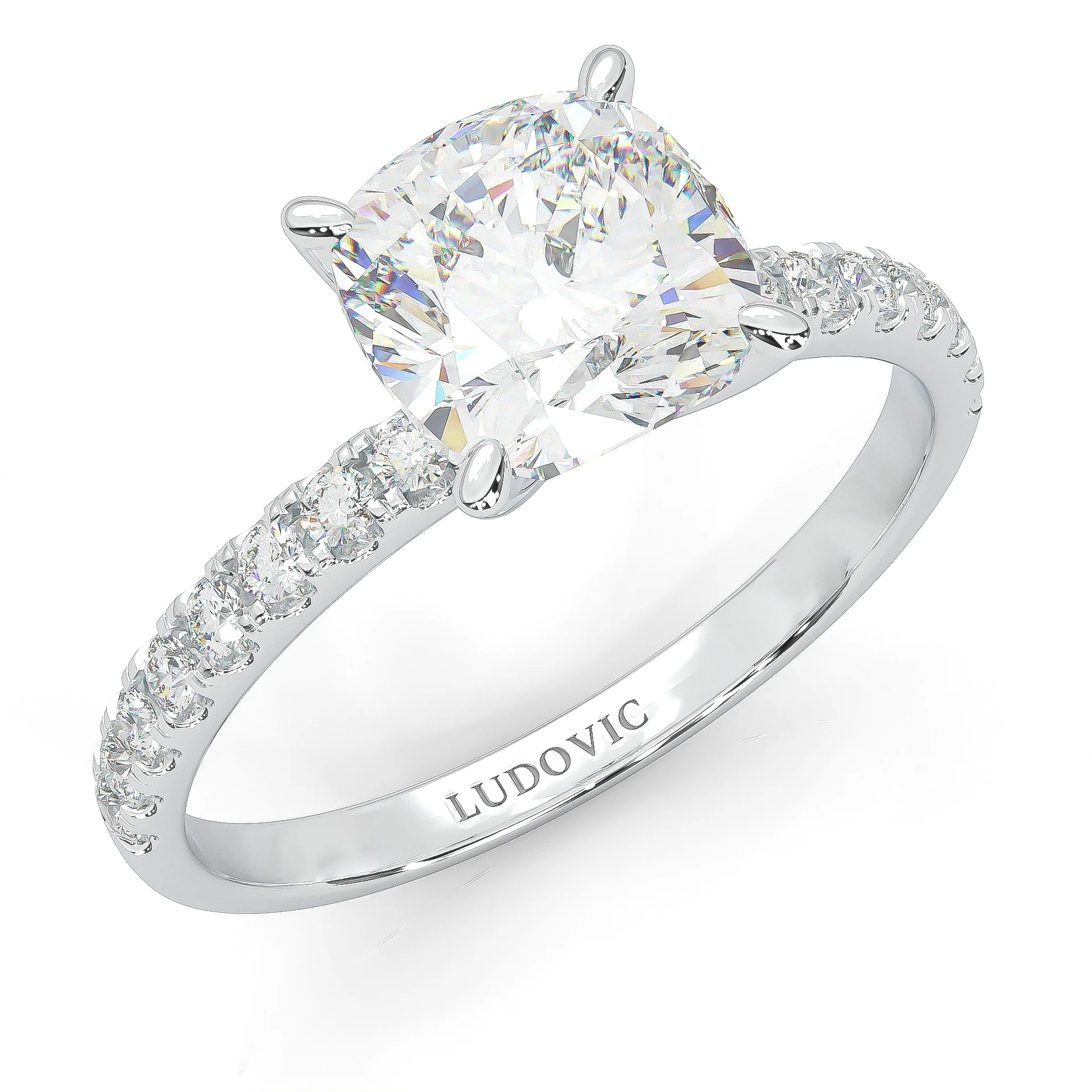 The Darling Bond Moissanite Engagement Ring (14k Solid Gold) - Image 6