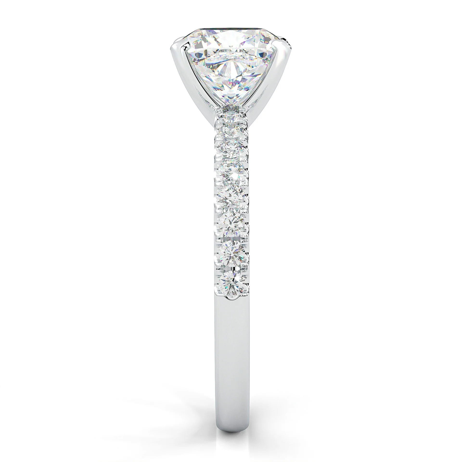 The Darling Bond Moissanite Engagement Ring (14k Solid Gold) - Image 7