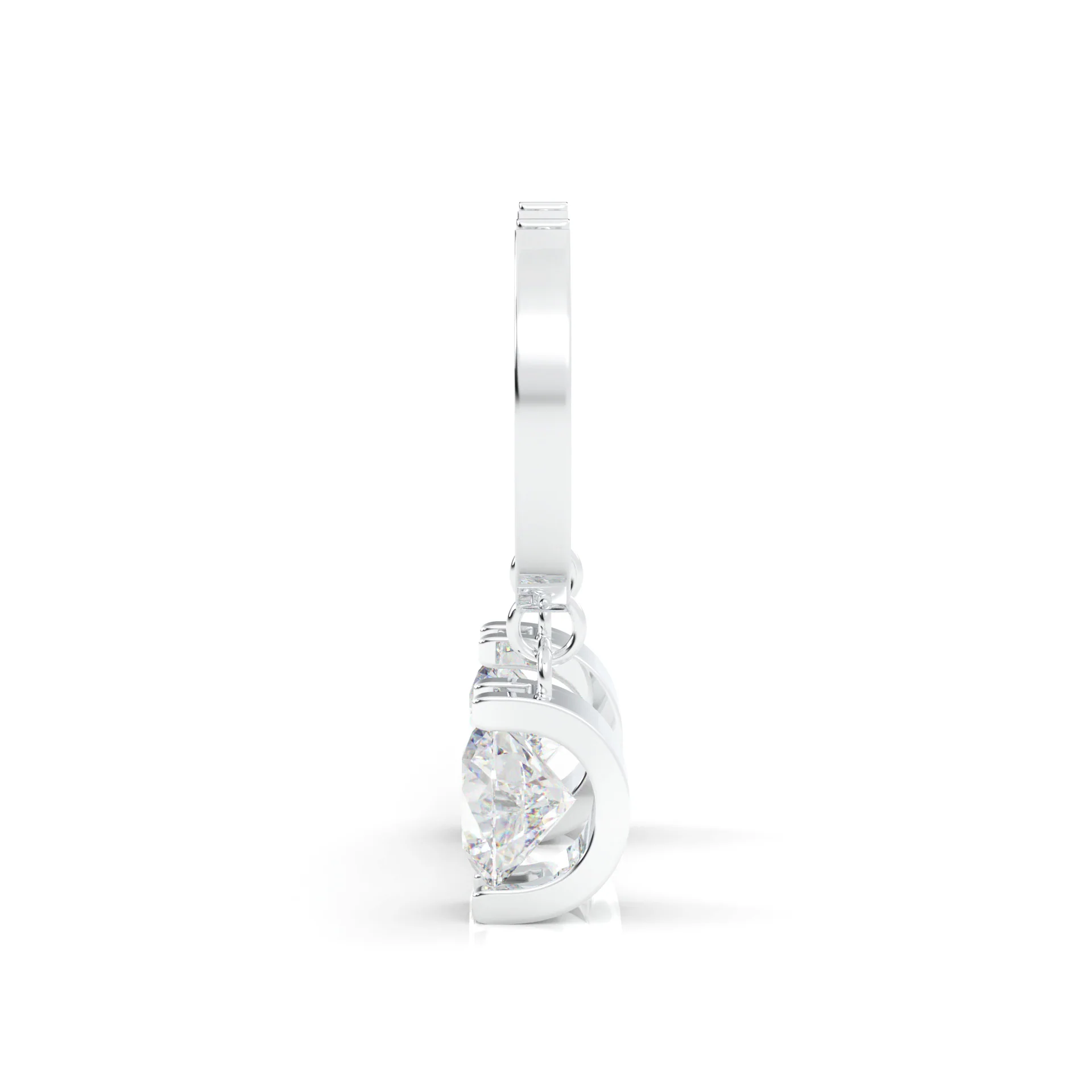 The Frozen Beauty Moissanite Earrings - Image 3