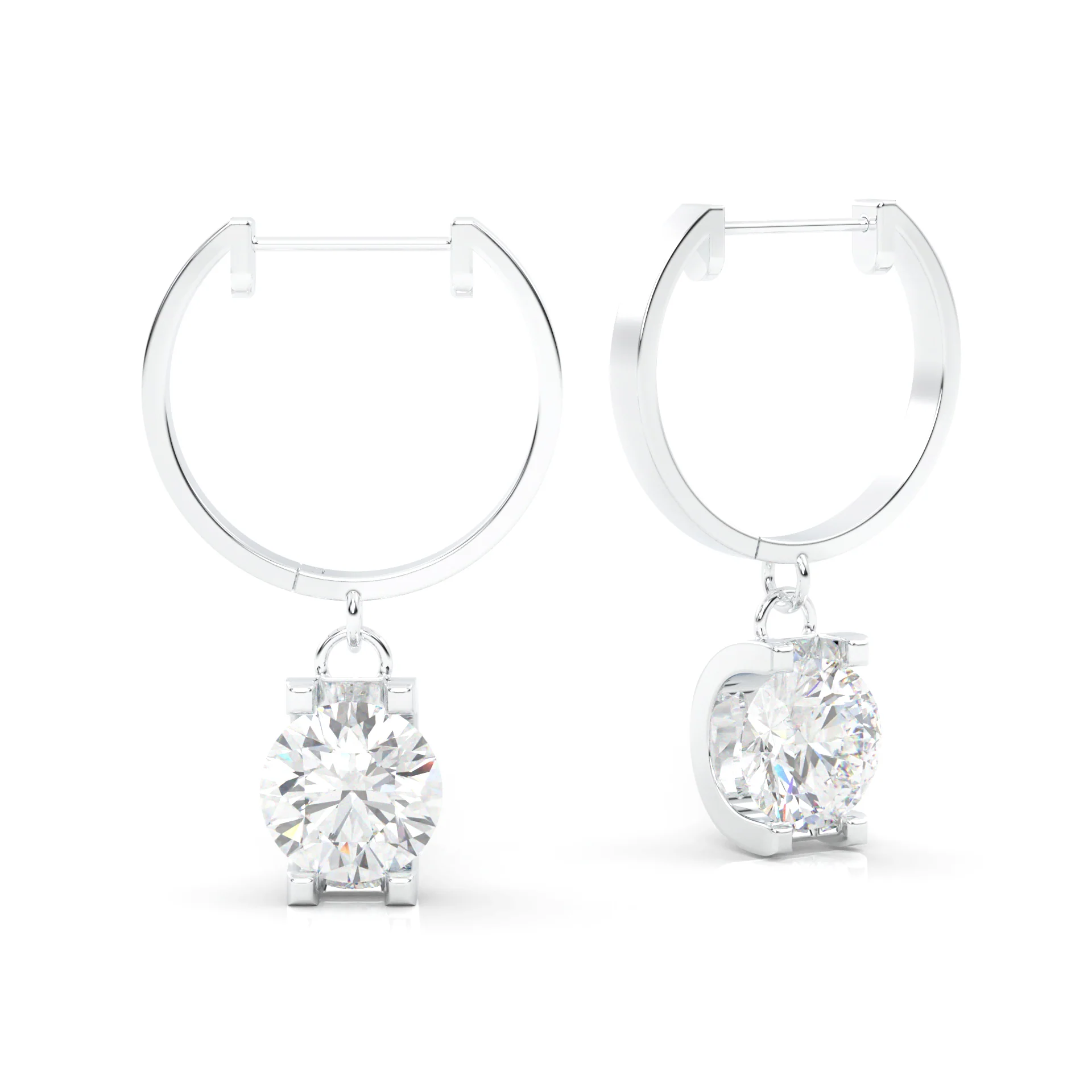 The Frozen Beauty Moissanite Earrings - Image 4