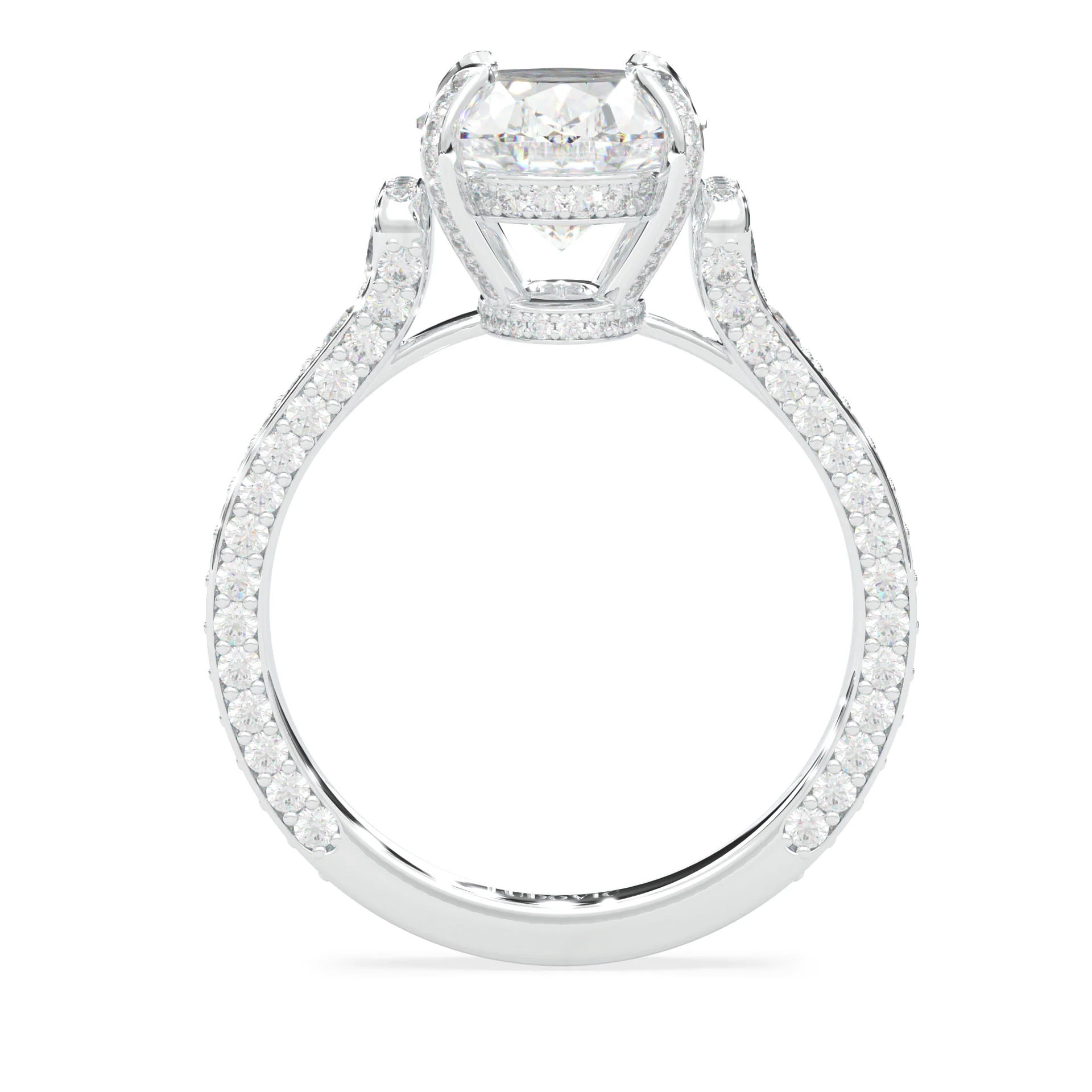 Éclat Lumière Oval Cut Lab-Grown Diamond Ring (14k Solid Gold) - Image 5