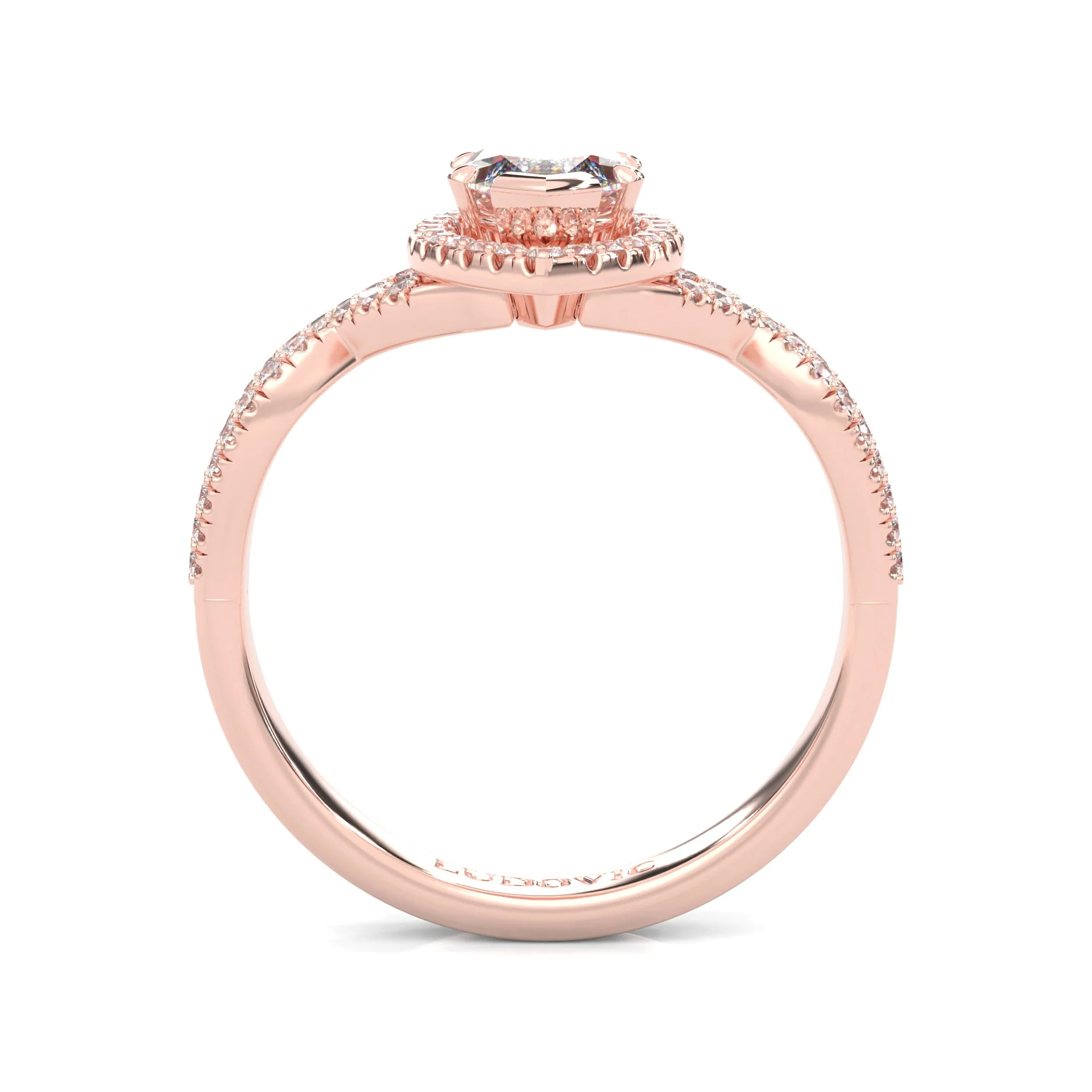 Engagement Ring 4 ( Rose Gold 14K ) - Image 6