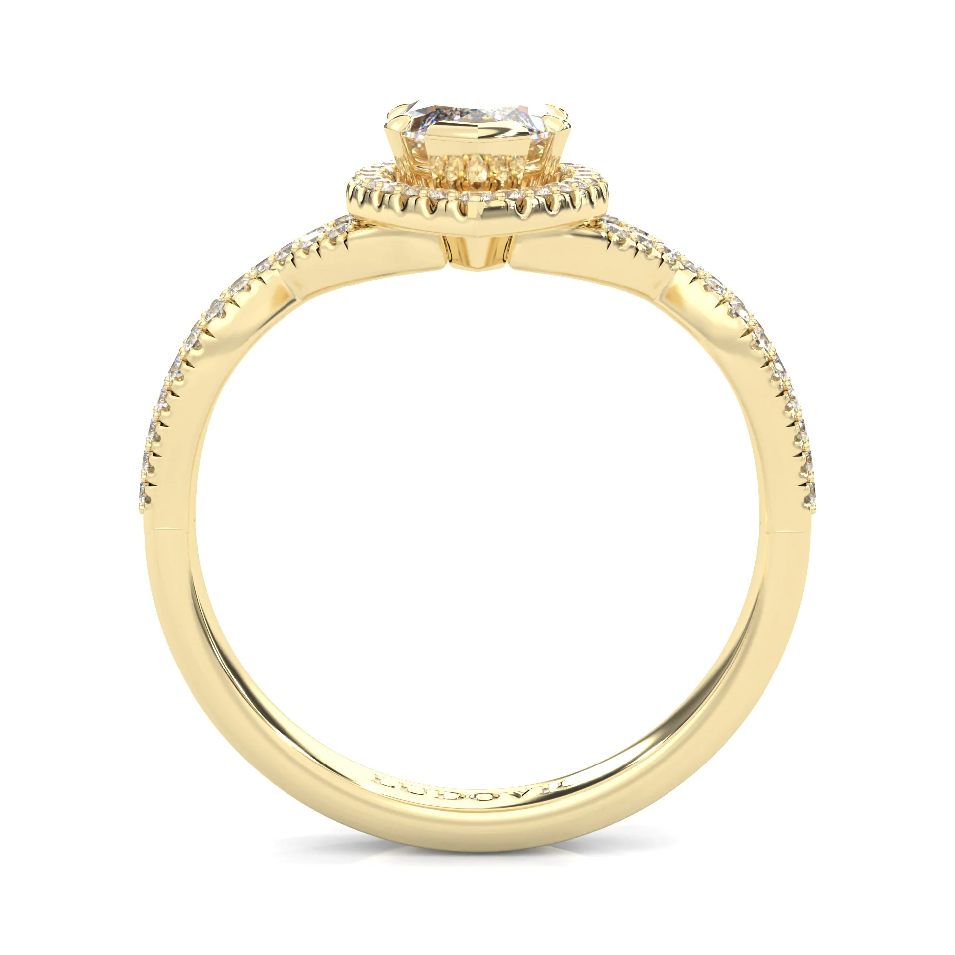 Engagement Ring 4 ( Yellow Gold 14K ) - Image 5