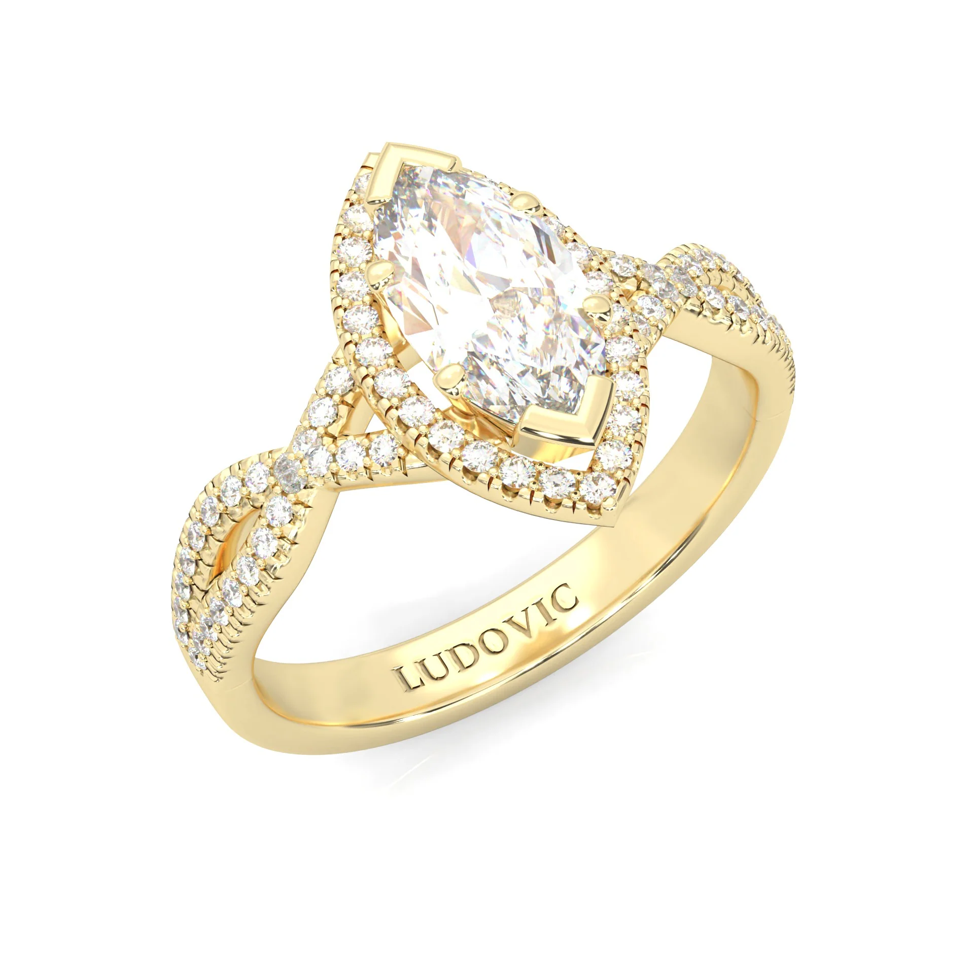 Engagement Ring 4 ( Yellow Gold 14K ) - Image 6