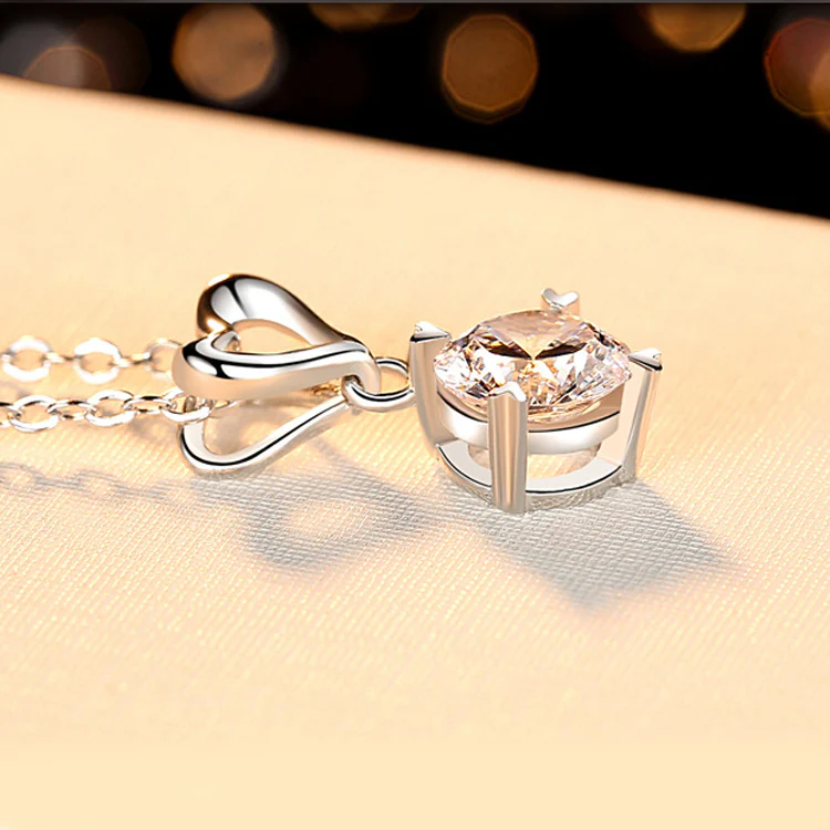 ( Hearts 2 ) Ludovic Moissanite Pendant™ - Image 2