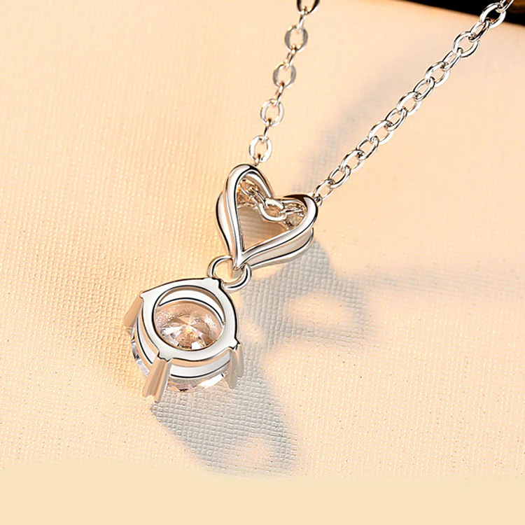 ( Hearts 2 ) Ludovic Moissanite Pendant™ - Image 3