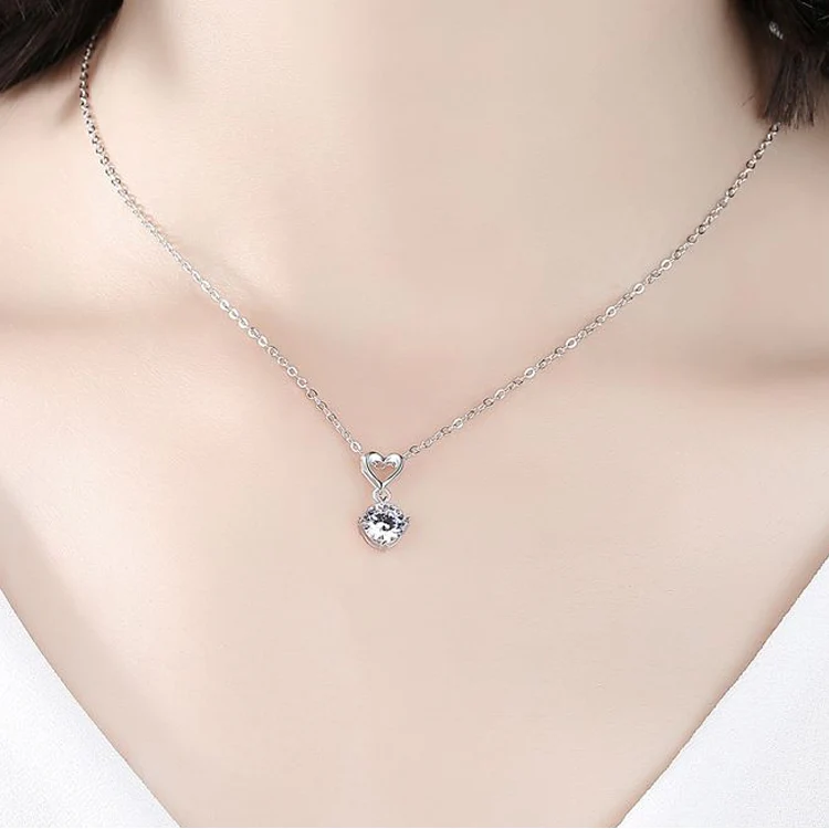 ( Hearts 2 ) Ludovic Moissanite Pendant™ - Image 4