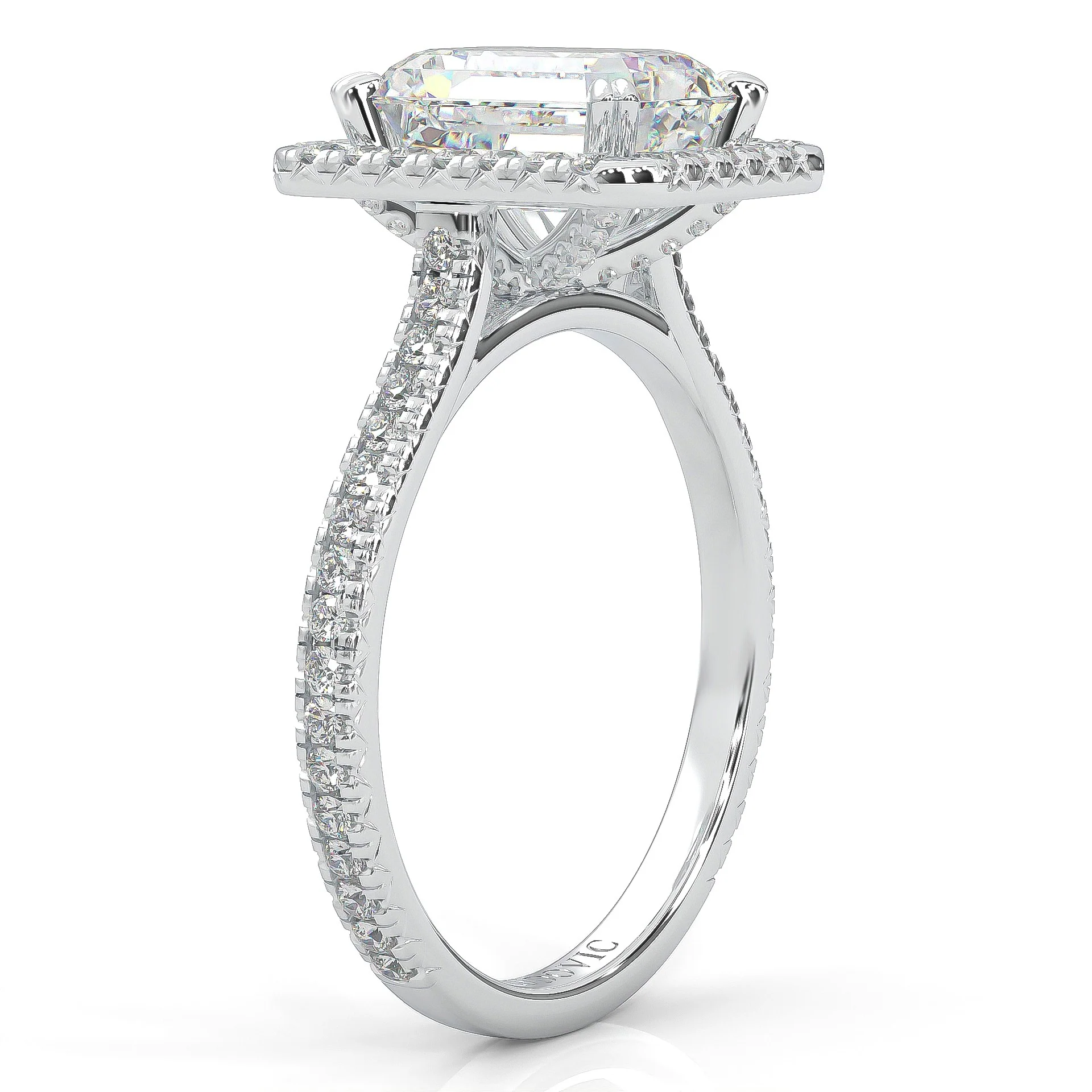 la Bague Éternelle Moissanite Engagement Ring (14k Solid Gold) - Image 6