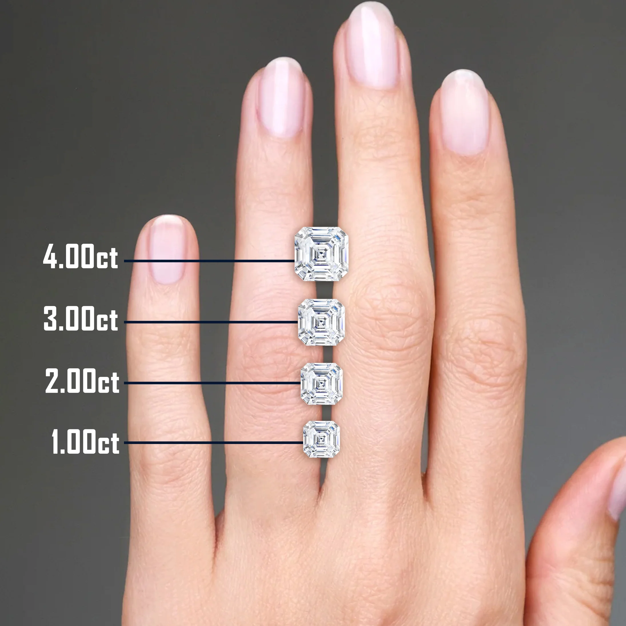 Lab-Grown Diamond Loose Stone – Asscher Cut - Image 2