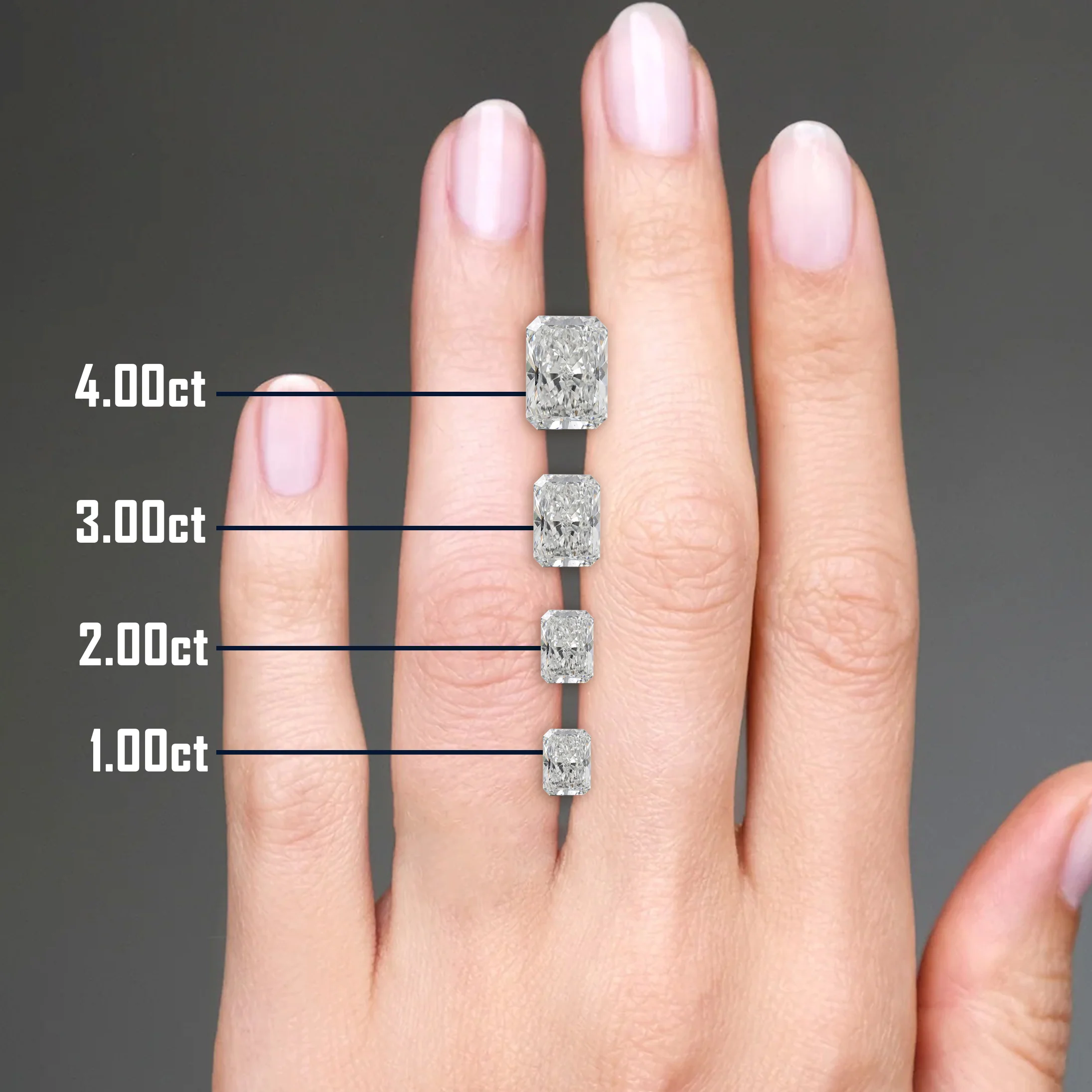 Lab-Grown Diamond Loose Stone – Radiant Cut - Image 2