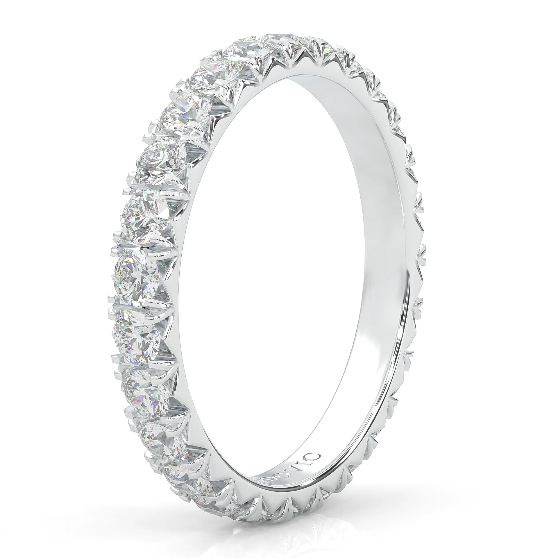 l'Amulette Exotique Moissanite Eternity Ring - Image 5