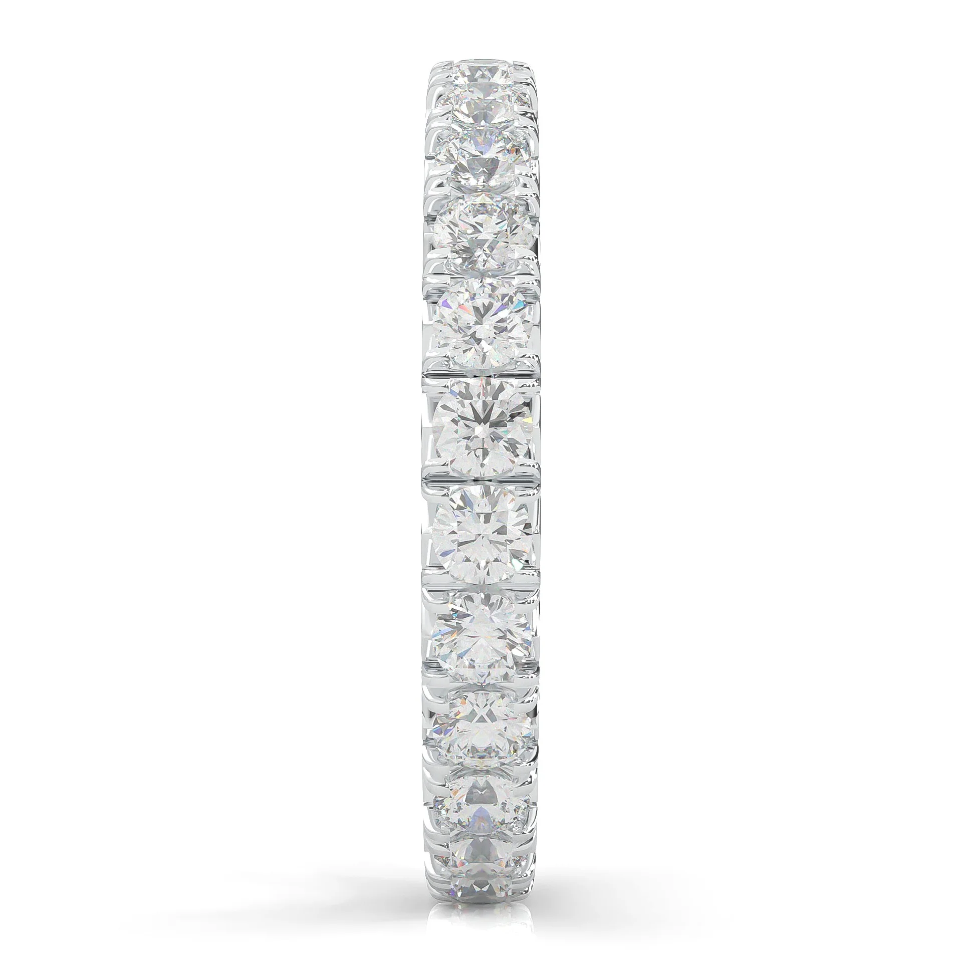 l'Amulette Exotique Moissanite Eternity Ring - Image 6