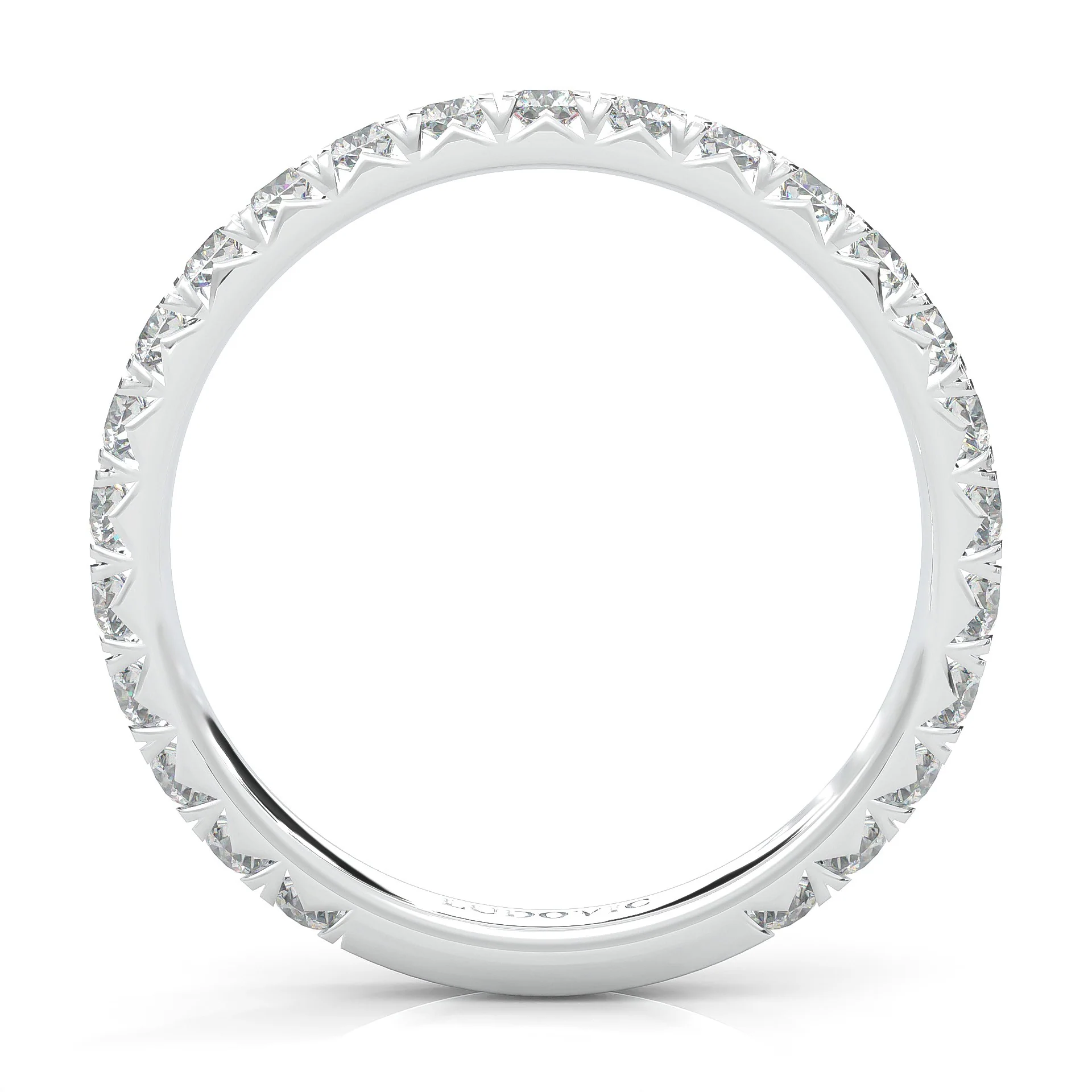 The Classic Moissanite Wedding Band II - Image 5