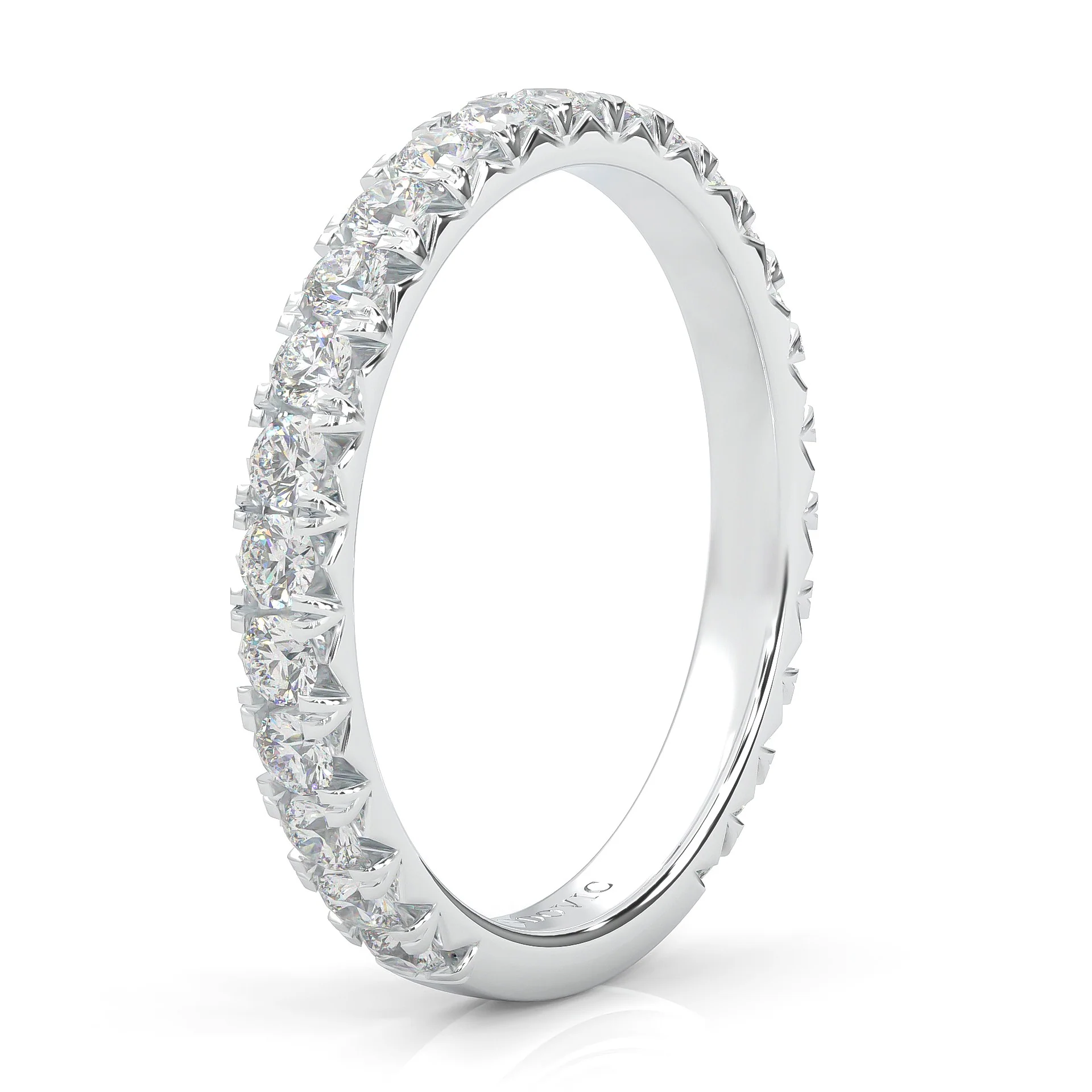 The Classic Moissanite Wedding Band II - Image 6