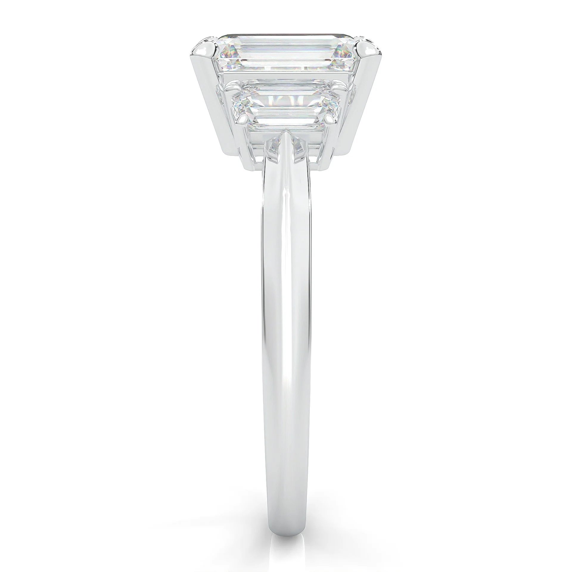 l'Amulette Stupéfiante Moissanite Engagement Ring (14k Solid Gold) - Image 5