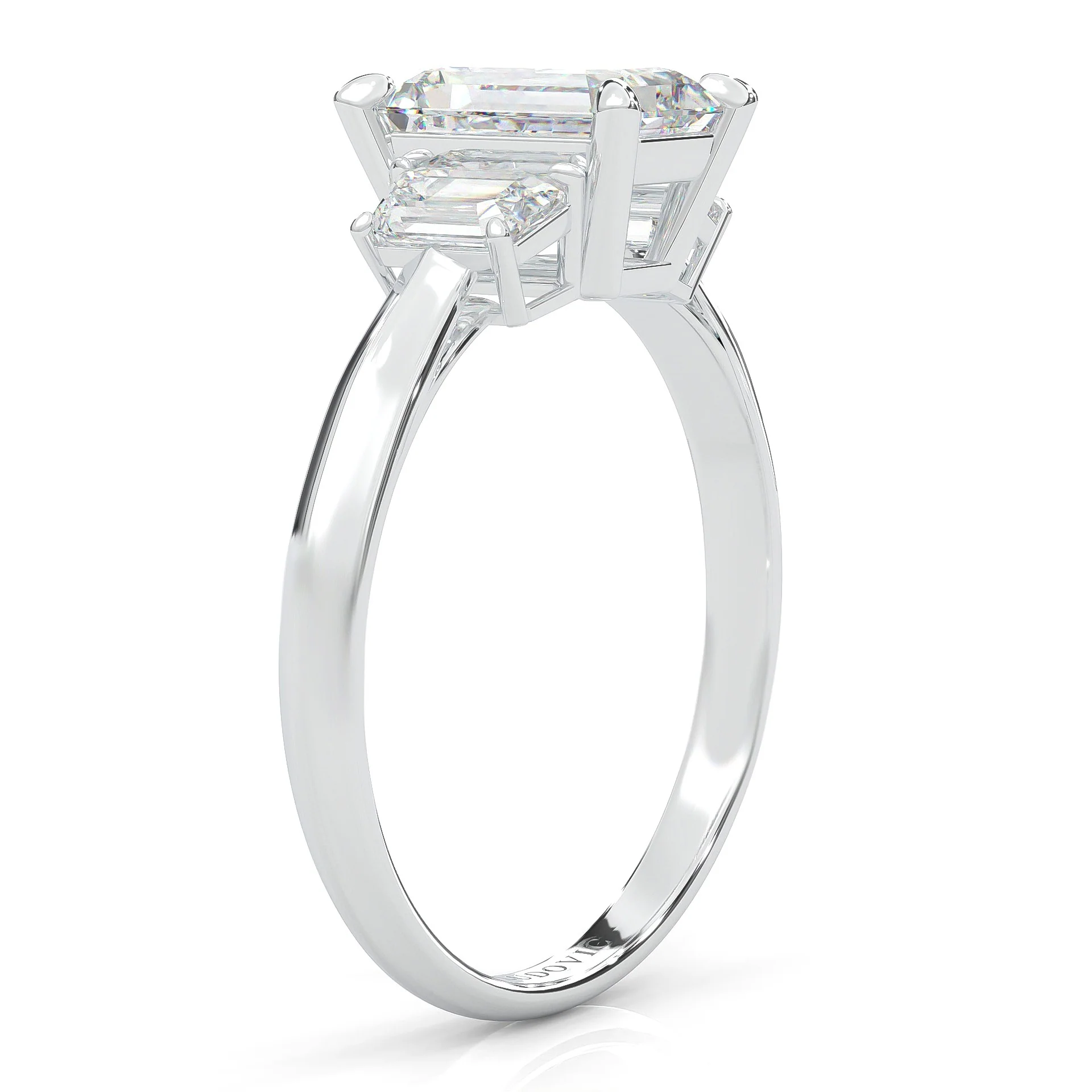 l'Amulette Stupéfiante Moissanite Engagement Ring (14k Solid Gold) - Image 7