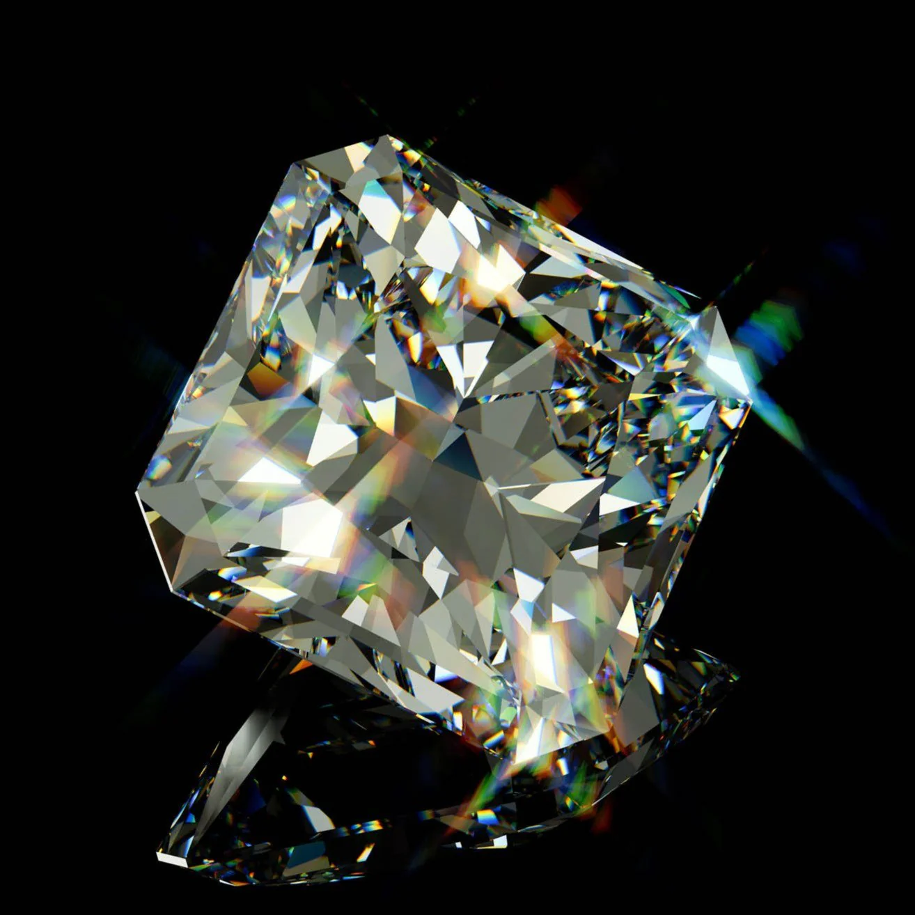 Moissanite loose Stones ( Radiant Cut ) - Image 3