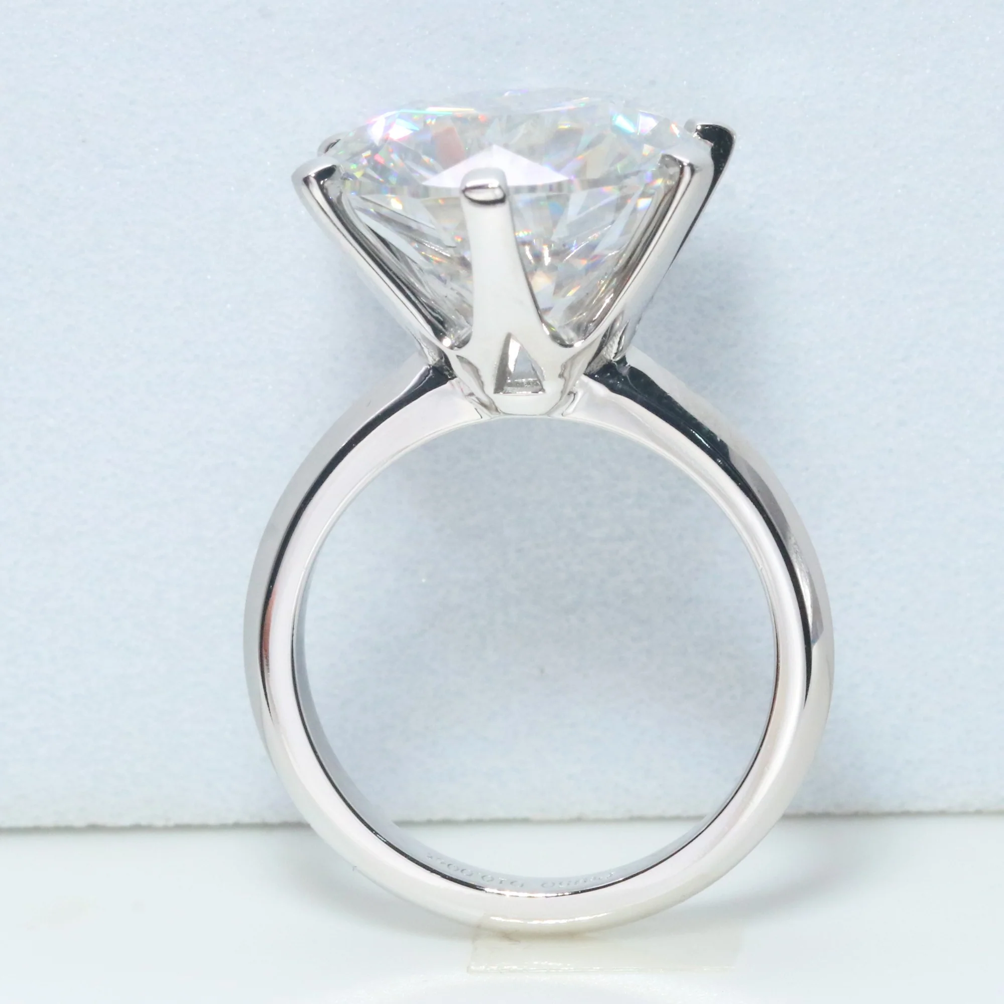 Ludovic Big Stone Moissanite Ring™ ( 10 Carat stone ) - Image 3