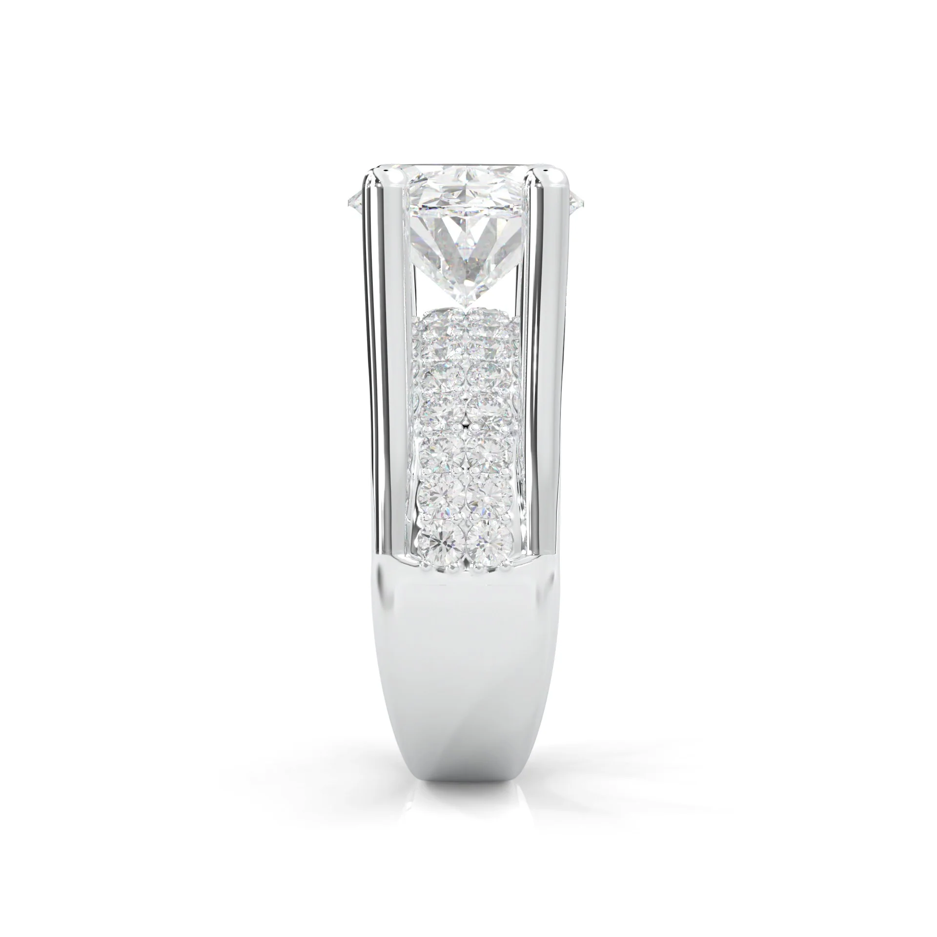 Lumira Moissanite Engagement Ring (14k Solid Gold) - Image 3