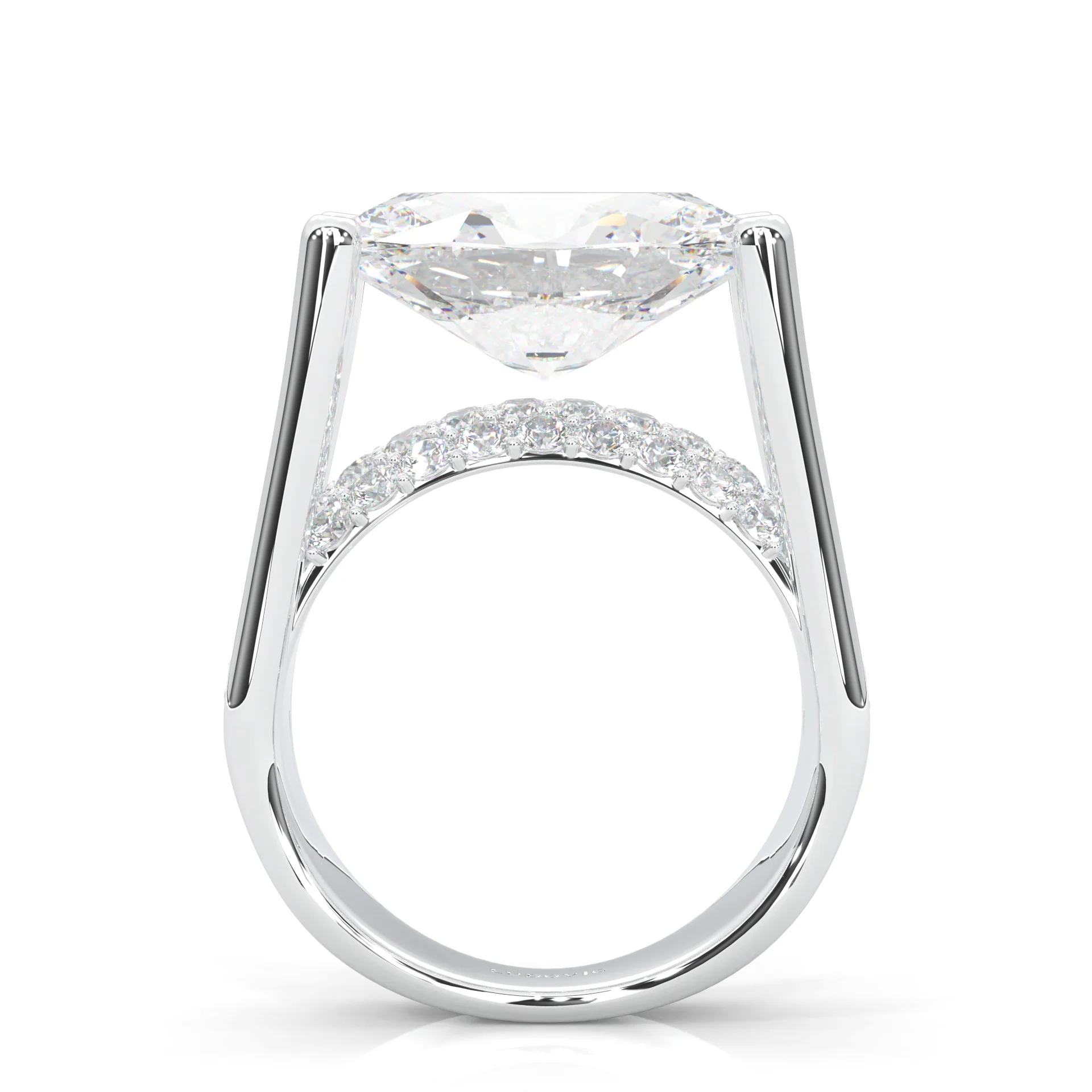 Lumira Moissanite Engagement Ring (14k Solid Gold) - Image 4