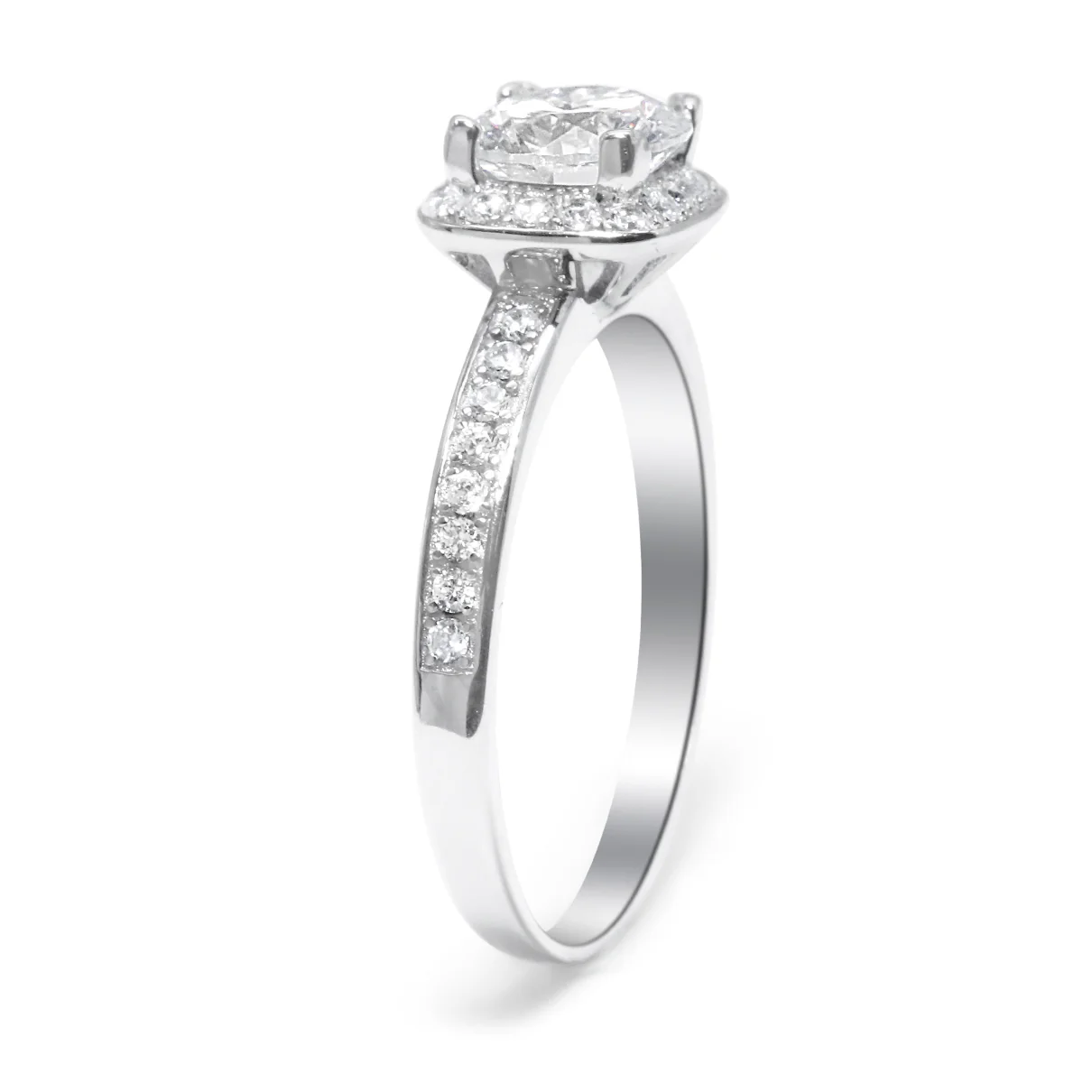 Royal Crown Ludovic Moissanite Ring ( Princess Cut ) - Image 3
