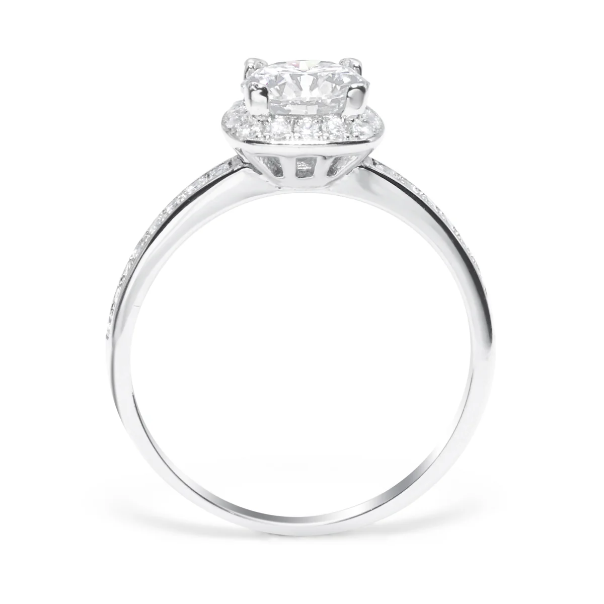 Royal Crown Ludovic Moissanite Ring ( Princess Cut ) - Image 4