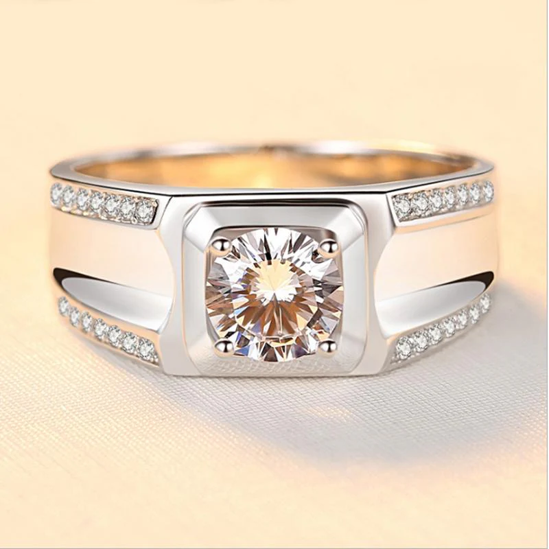 Gentleman Ludovic Moissanite Ring - Image 3