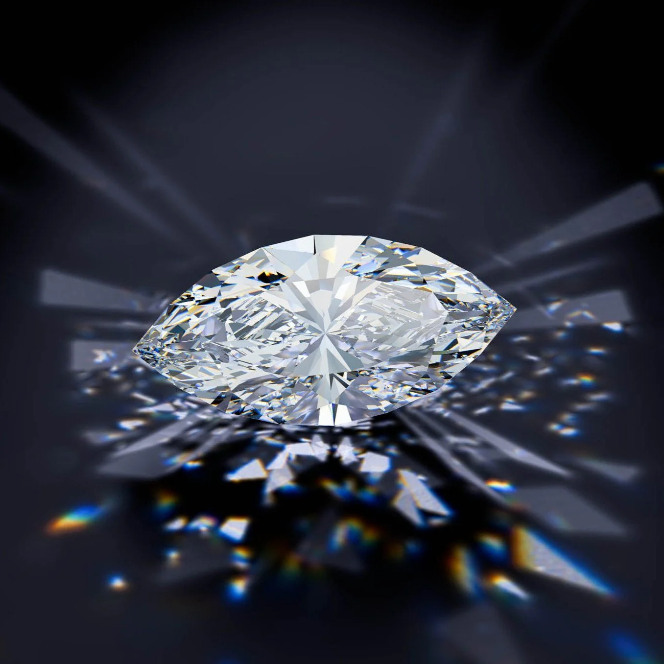 Moissanite Loose Stones ( Marquise Cut 6CT)