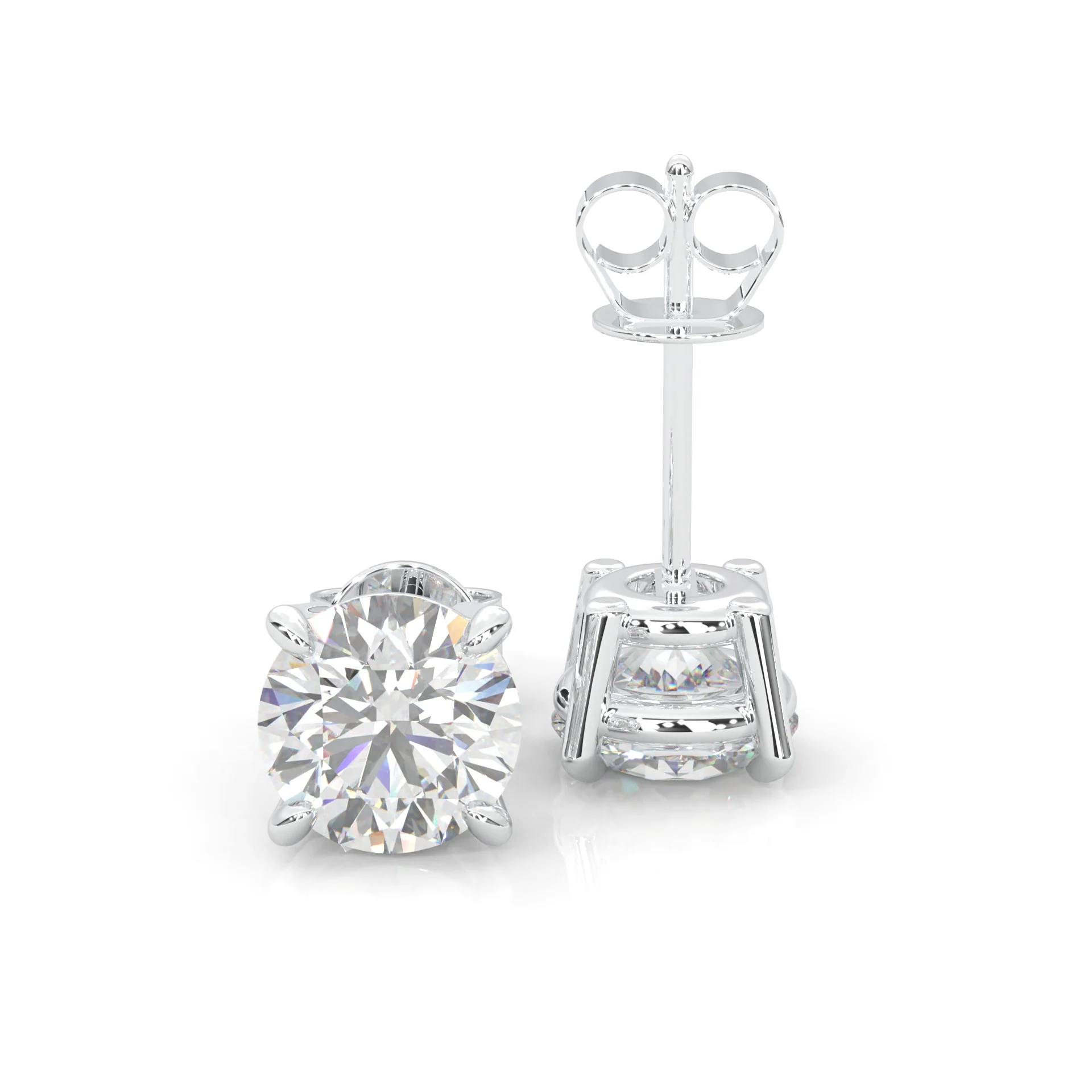 Moissanite Stud Earring™ (2-Carat) - Image 4
