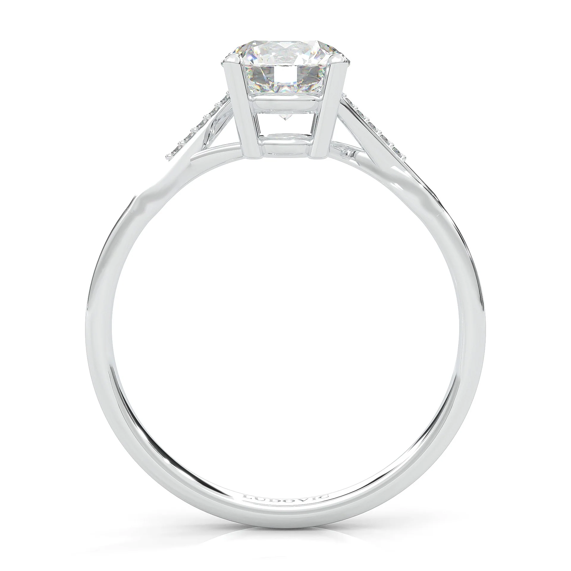 Mountain Style Wedding Set (14k Solid Gold) - Image 7
