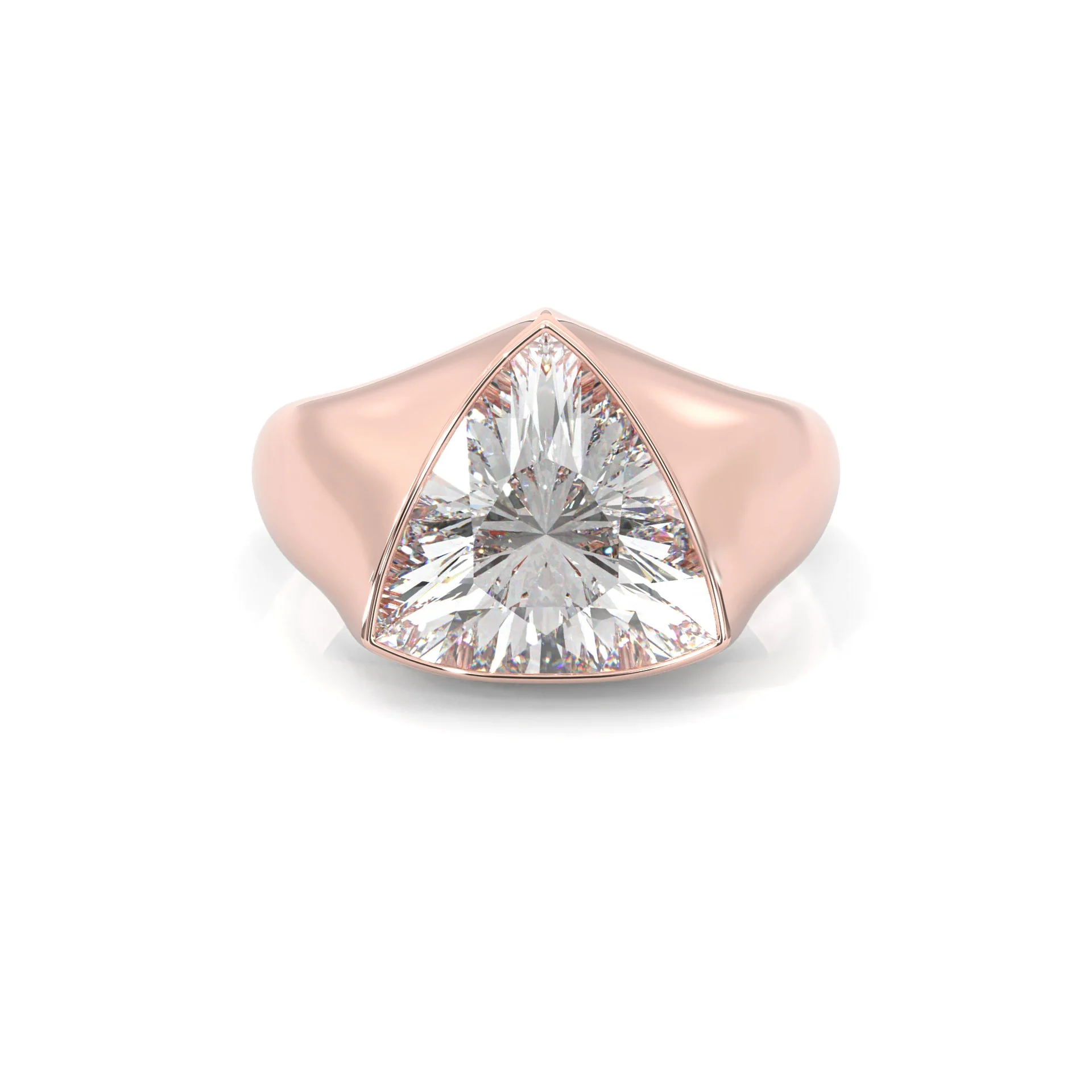 Nerida Moissanite Engagement Ring ( Rose Gold 14K )