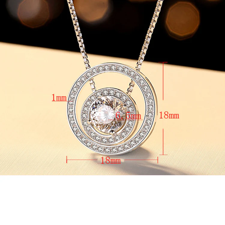 Shiny Circles Ludovic Moissanite Pendant™ - Image 5