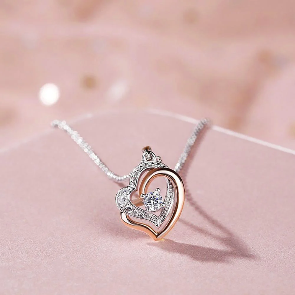 l'Amulette Sereine Moissanite pendant (14k Solid Gold) - Image 4