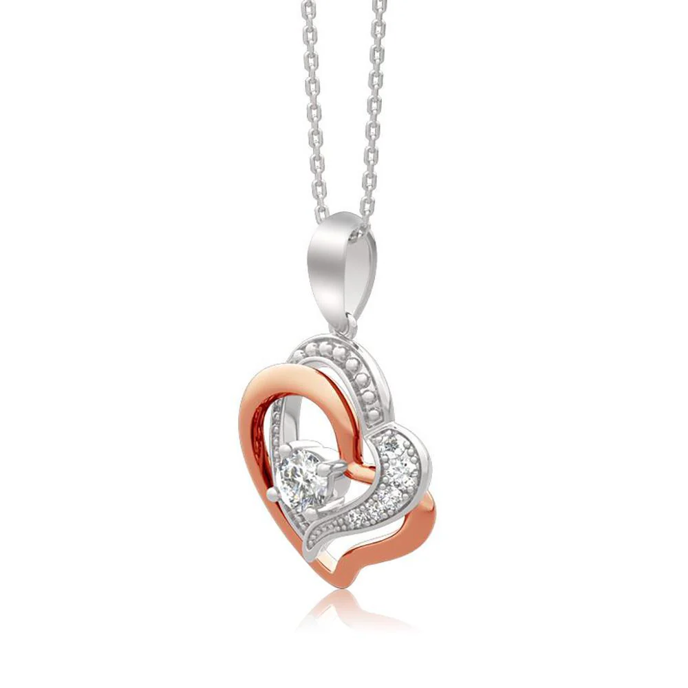 l'Amulette Sereine Moissanite pendant (14k Solid Gold) - Image 5