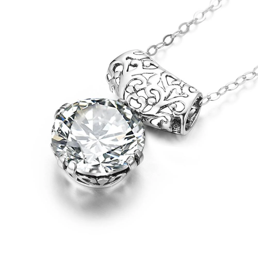 The Blind Hope Moissanite pendant (14k Solid Gold) - Image 3