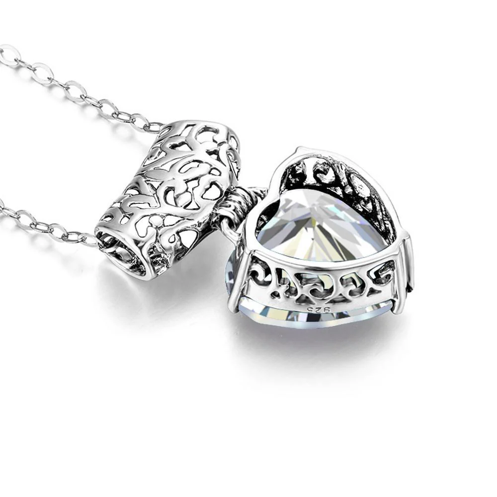 l'Amulette d'Ambre Moissanite pendant (14k Solid Gold) - Image 4