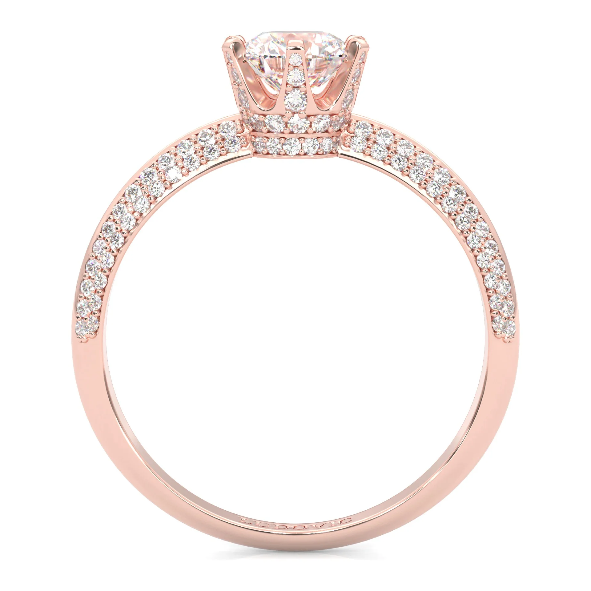 Sunny Ludovic Moissanite Ring ( Rose Gold 14K ) - Image 6