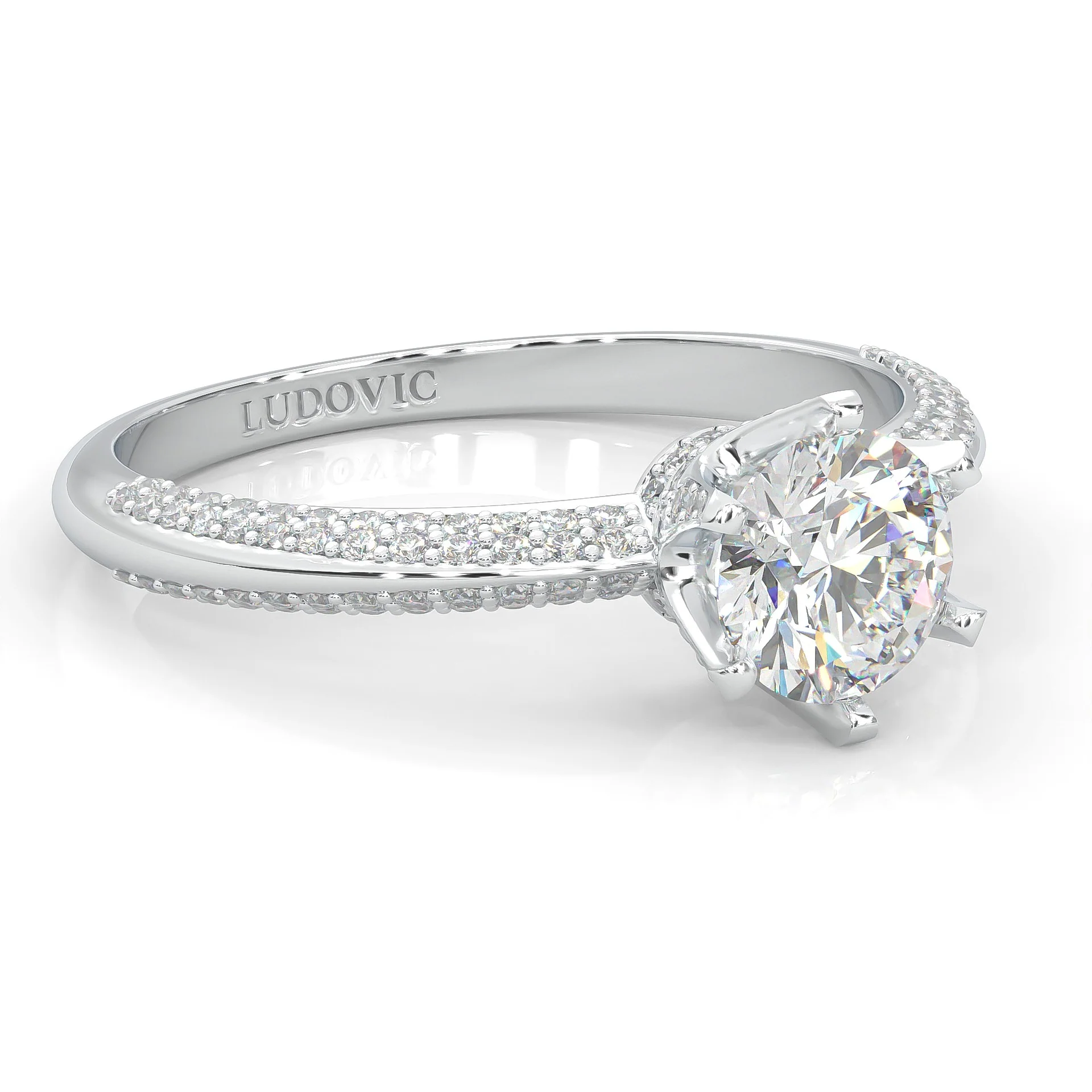 Sunny Ludovic Moissanite Ring (14k Solid Gold) - Image 3