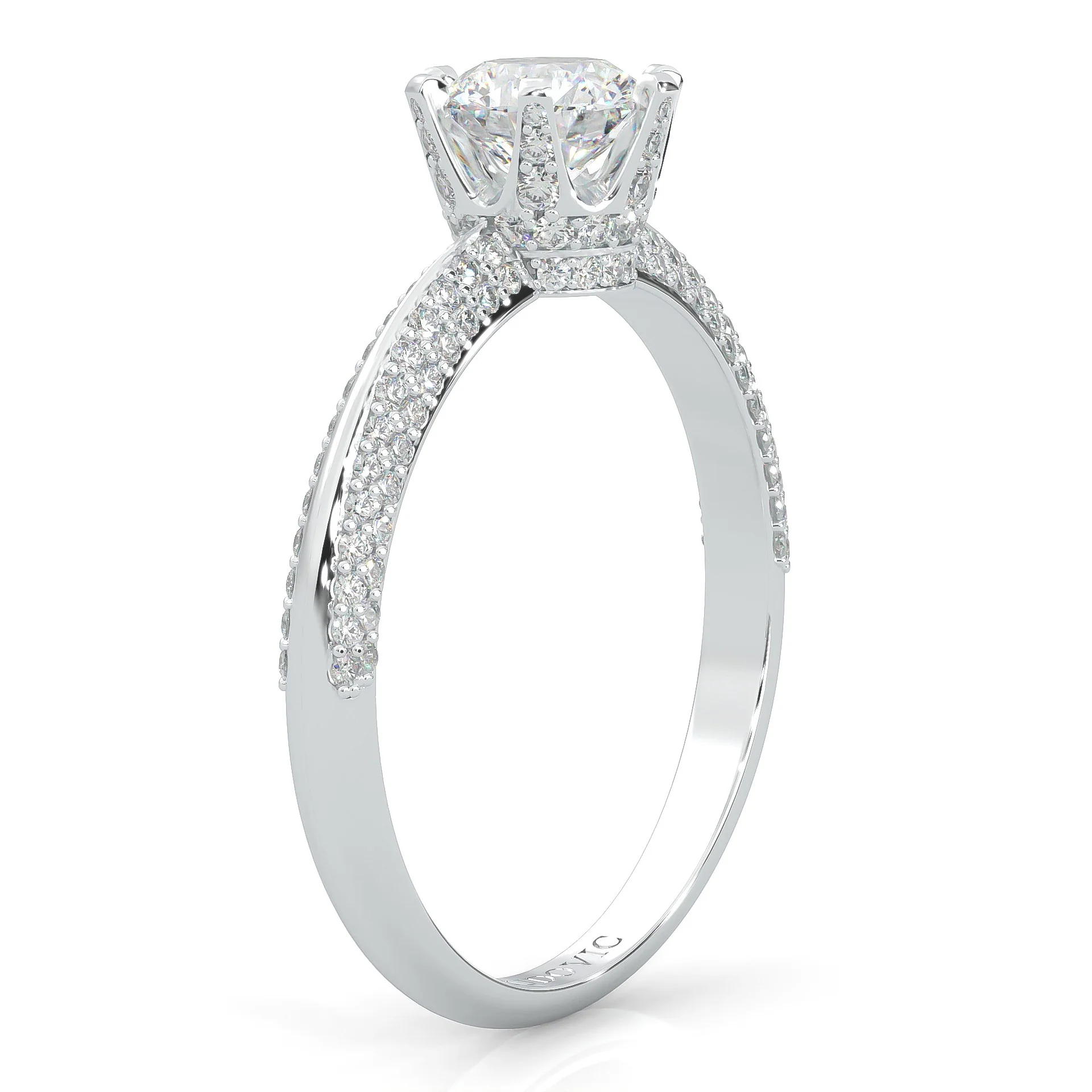 Sunny Ludovic Moissanite Ring (14k Solid Gold) - Image 4