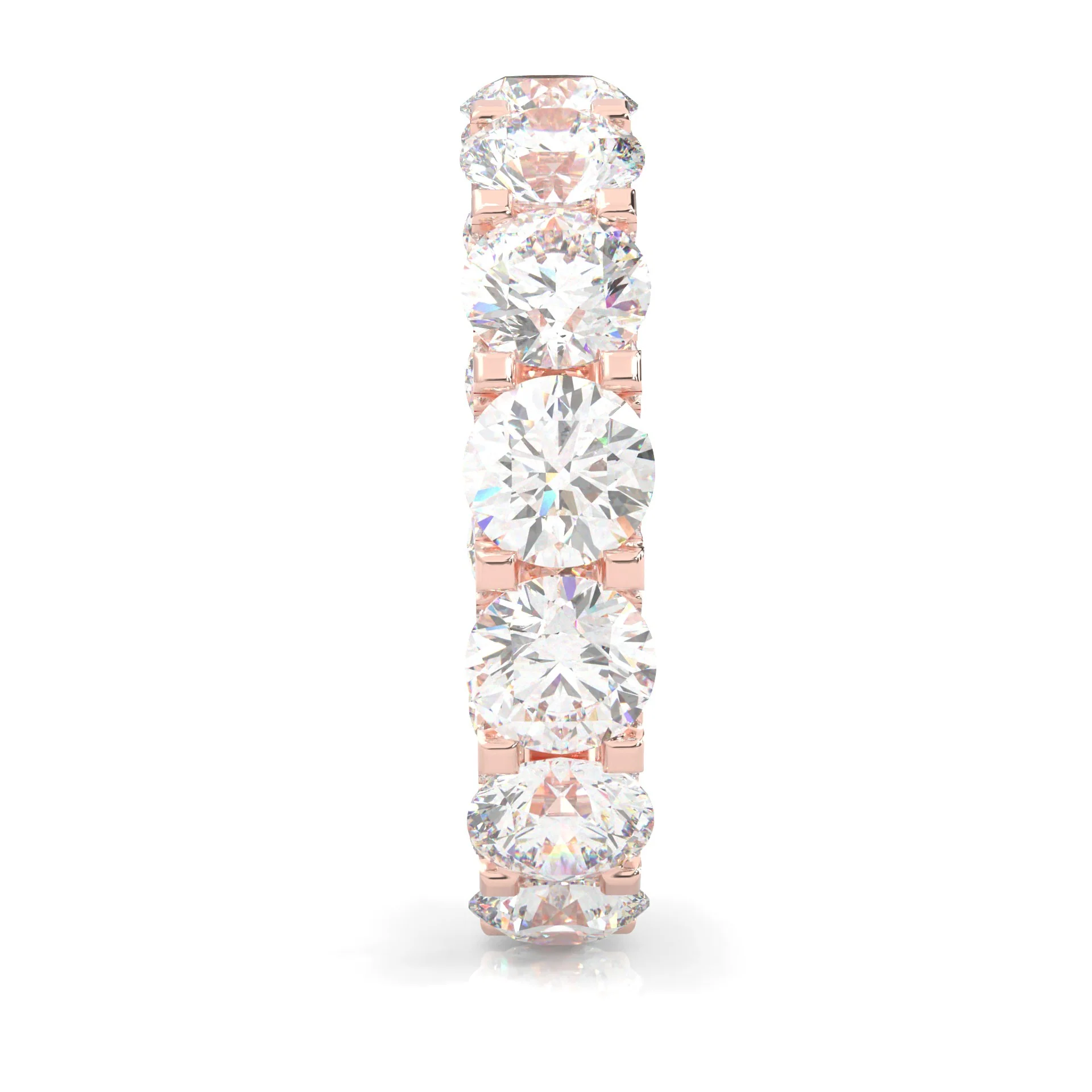 Supernova II - Ludovic Wedding Band ( Rose Gold ) - Image 5