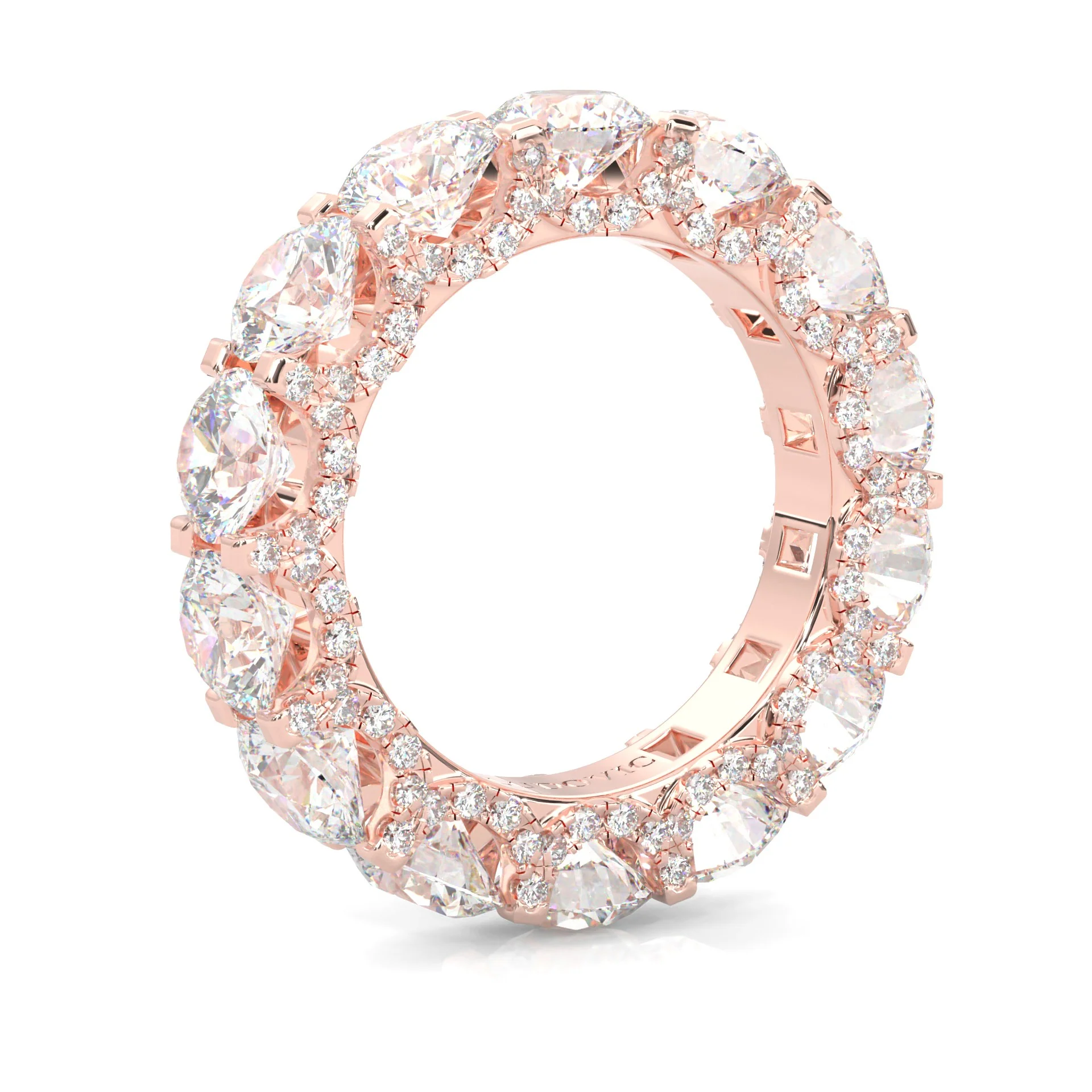 Supernova II - Ludovic Wedding Band ( Rose Gold ) - Image 7