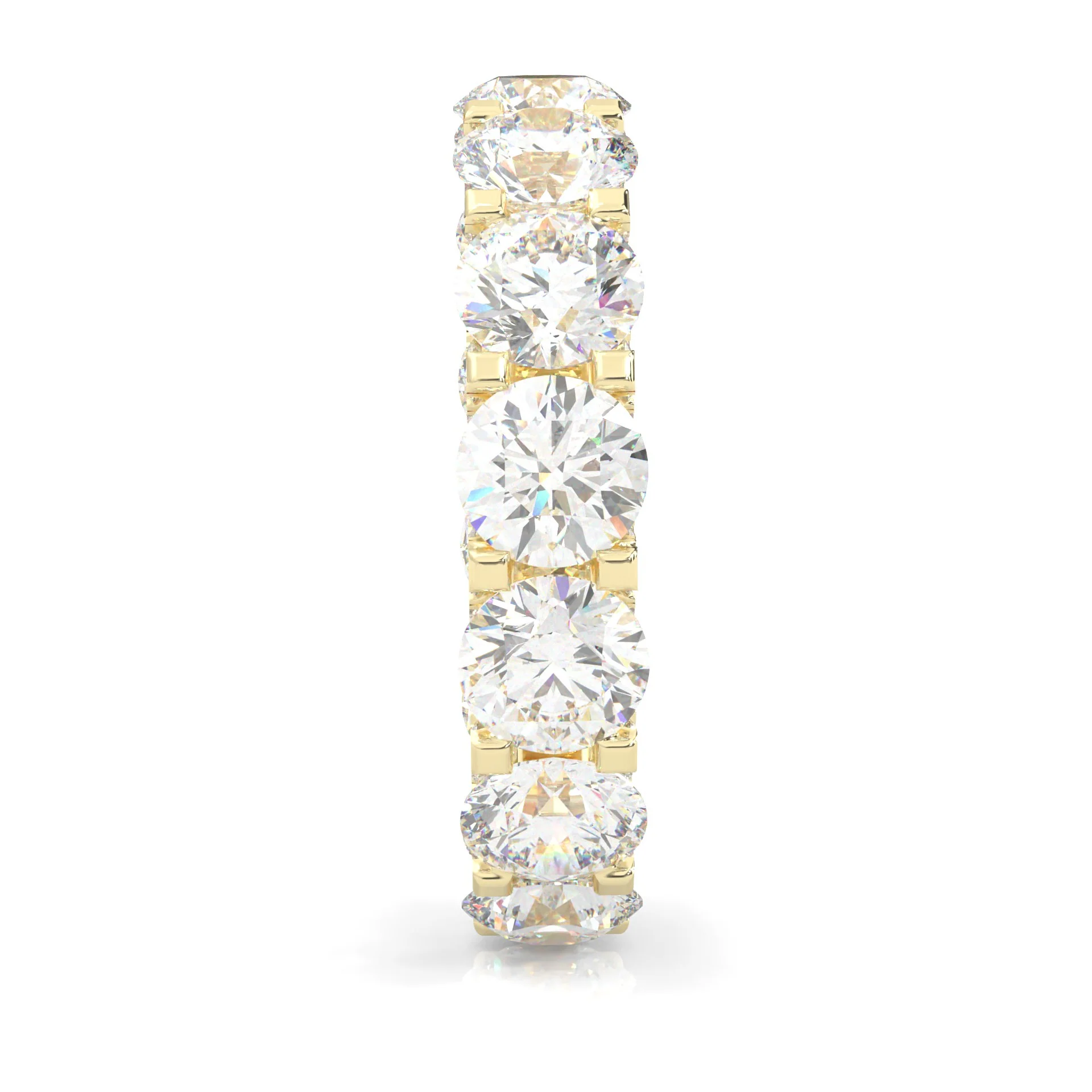 Supernova II - Ludovic Wedding Band ( Yellow Gold ) - Image 5