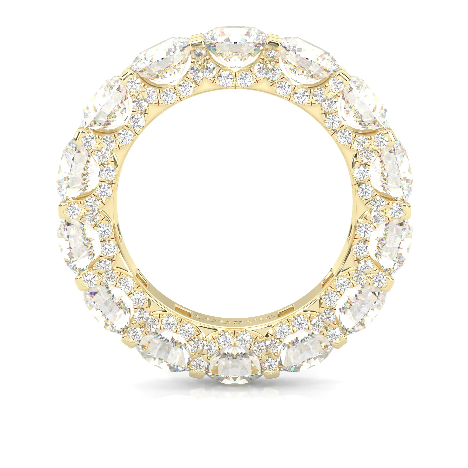 Supernova II - Ludovic Wedding Band ( Yellow Gold ) - Image 6