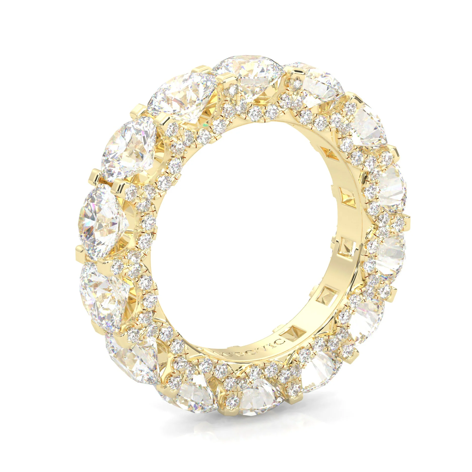 Supernova II - Ludovic Wedding Band ( Yellow Gold ) - Image 8